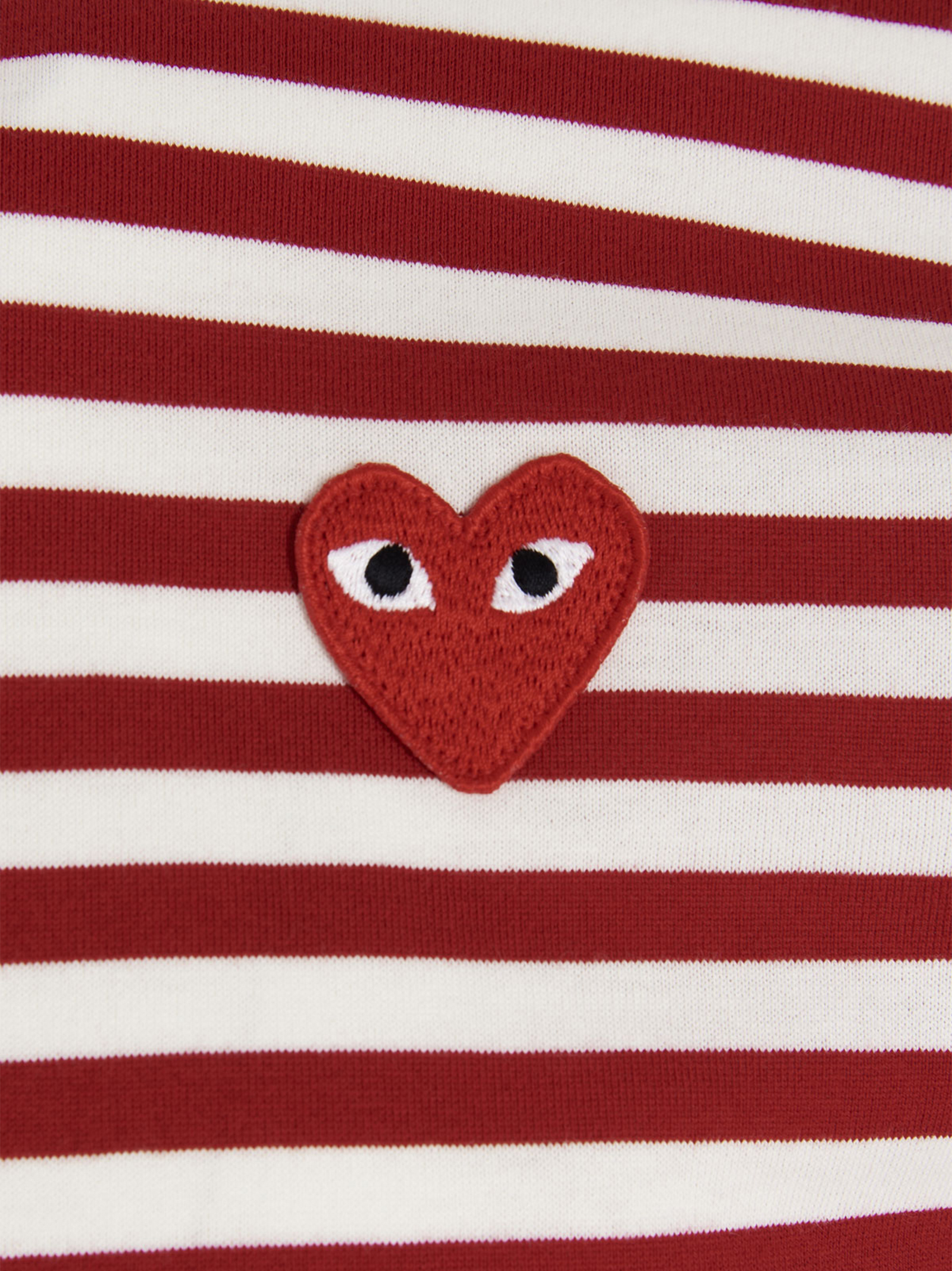 Logo patch stripes t-shirt AXT1644 (PLAY Comme Des Garçons / Tシャツ・カットソー ) | PLAY Comme Des Garçons (プレイ コムデギャルソン)(3)