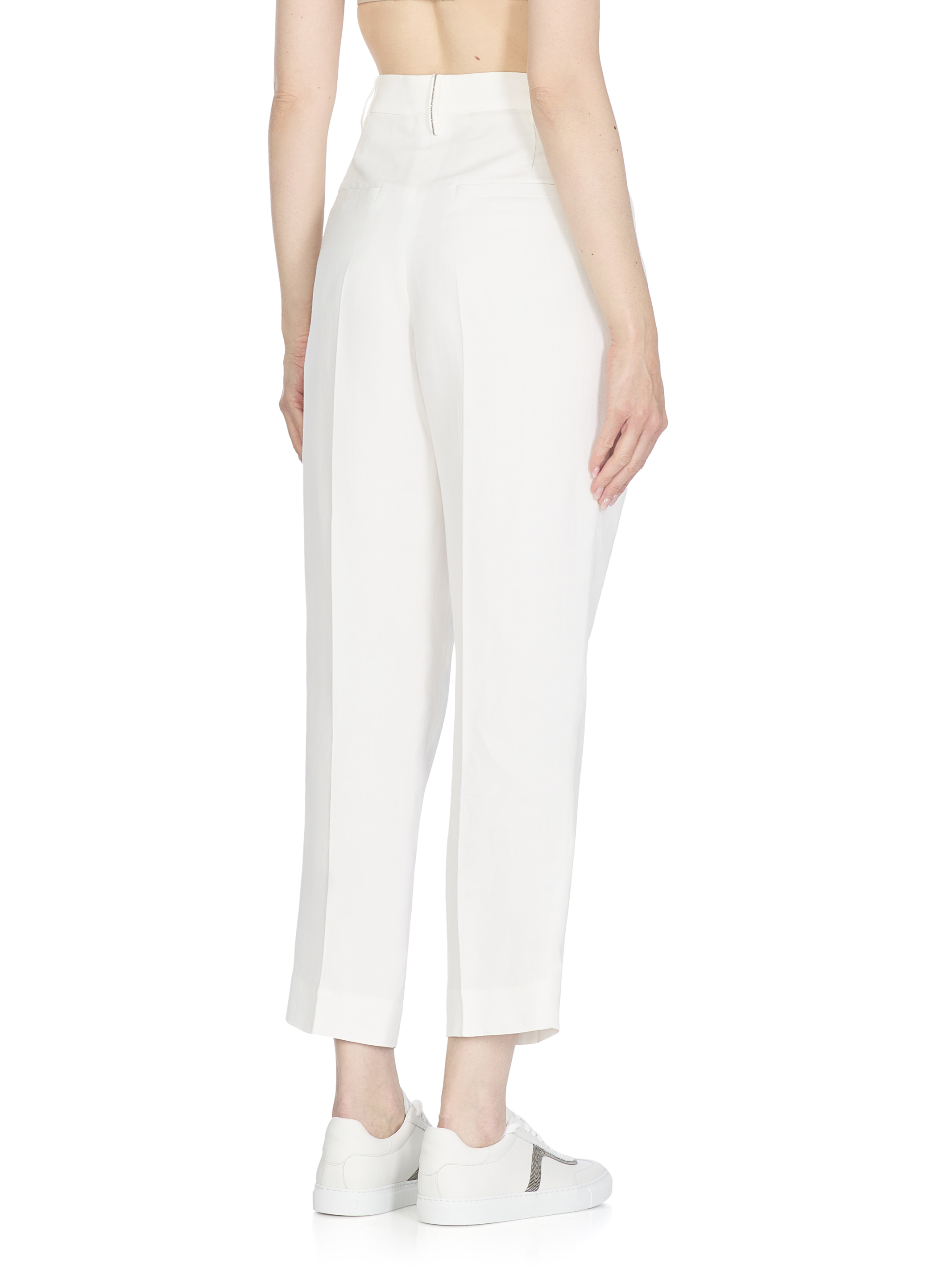 Brunello Cucinelli Trousers White MH126P8292C600 (Brunello Cucinelli / パンツ ) | Brunello Cucinelli (ブルネロ・クチネリ)(2)