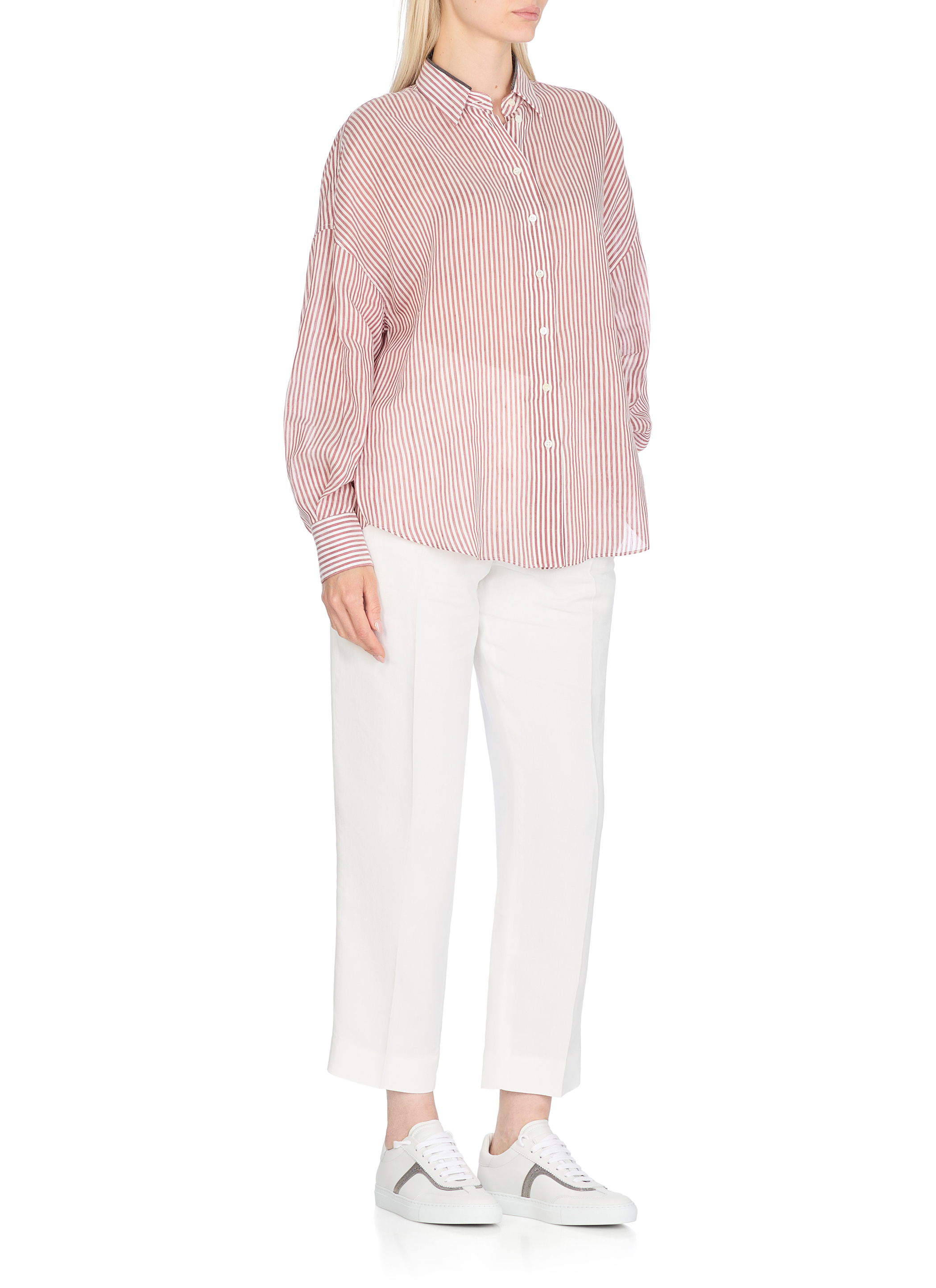 Brunello Cucinelli Trousers White MH126P8292C600 (Brunello Cucinelli / パンツ ) | Brunello Cucinelli (ブルネロ・クチネリ)(4)