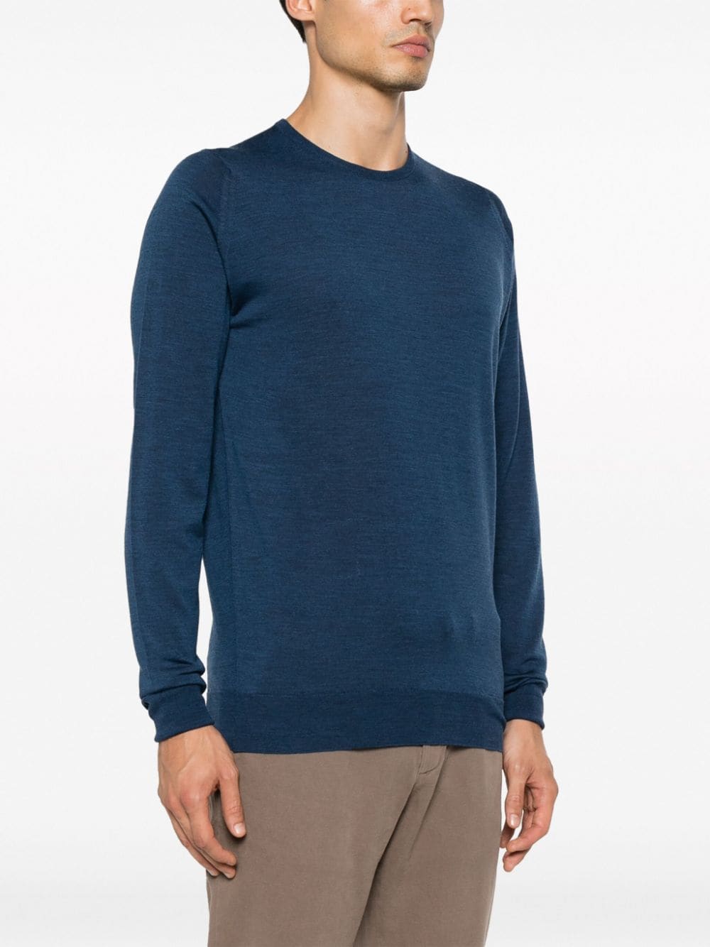 MARCUS EXTRA FINE MERINO WOOL JUMPER MARCUSINDIGO (JOHN SMEDLEY / ニット・セーター・カーディガン ) | JOHN SMEDLEY (ジョンスメドレー)(1)