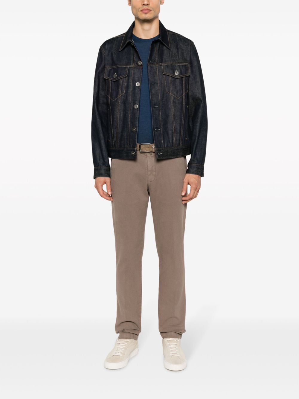 MARCUS EXTRA FINE MERINO WOOL JUMPER MARCUSINDIGO (JOHN SMEDLEY / ニット・セーター・カーディガン ) | JOHN SMEDLEY (ジョンスメドレー)(2)