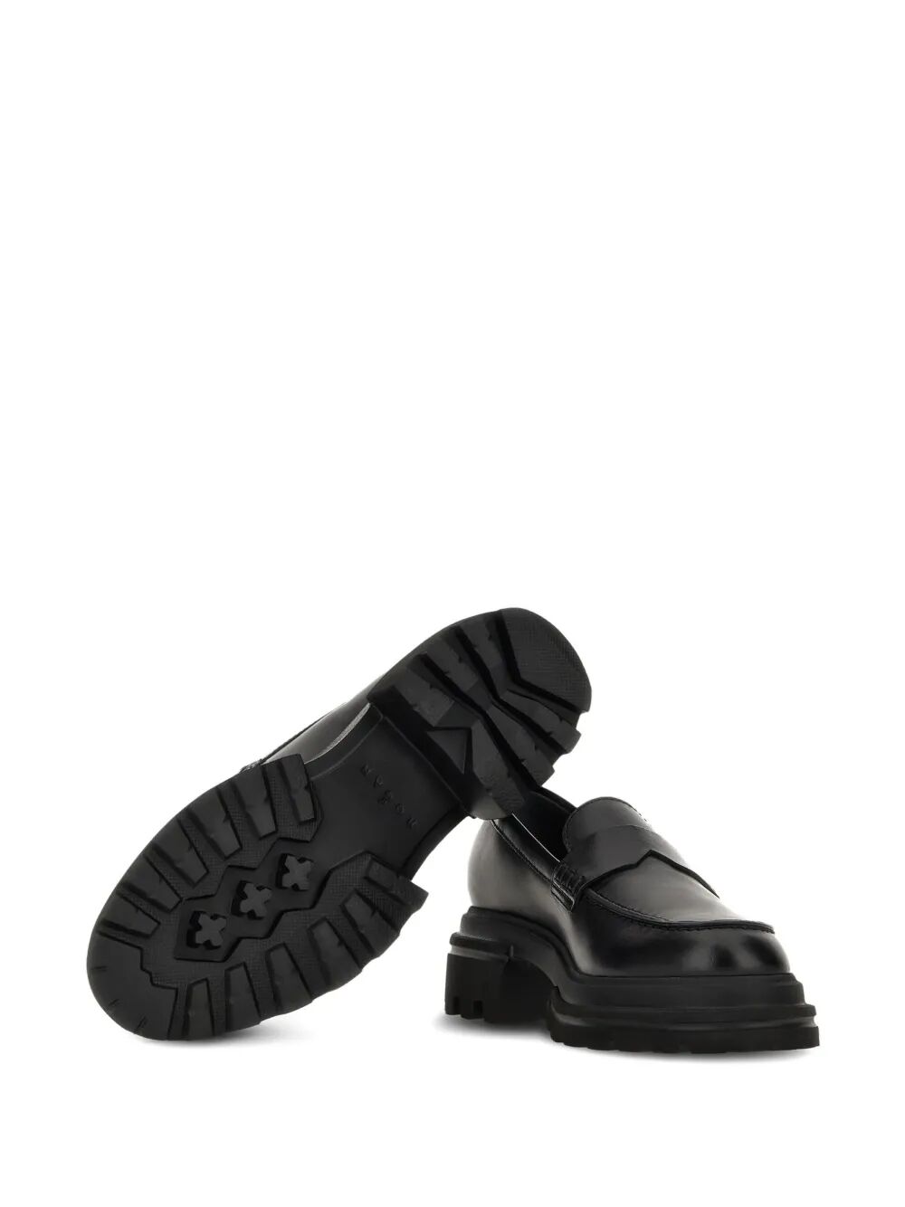 10-STOREY SMOOTH LEATHER AND WORKWEAR SOLE LOAFERS HXW6740FM5IKXTB999 (HOGAN / ローファー ) | HOGAN (ホーガン)(2)