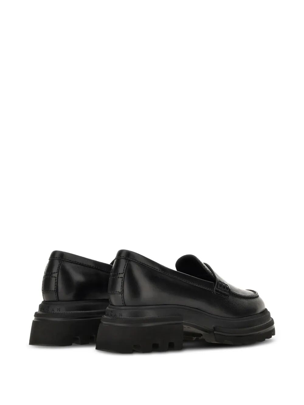 10-STOREY SMOOTH LEATHER AND WORKWEAR SOLE LOAFERS HXW6740FM5IKXTB999 (HOGAN / ローファー ) | HOGAN (ホーガン)(4)