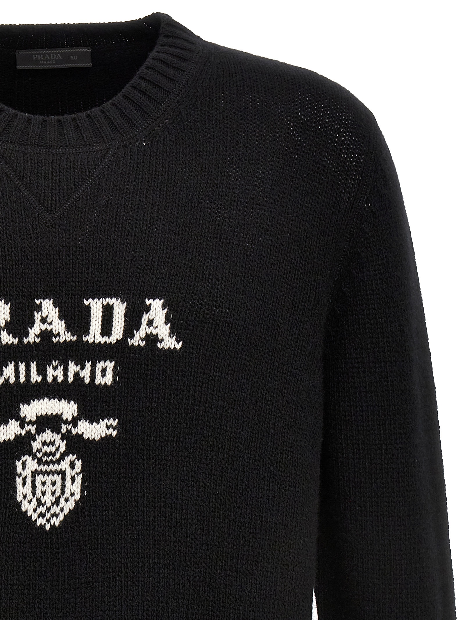 Logo intarsia sweater UMB223S2111YMWF0002 (Prada / ニット・セーター・カーディガン ) | Prada (プラダ)(2)