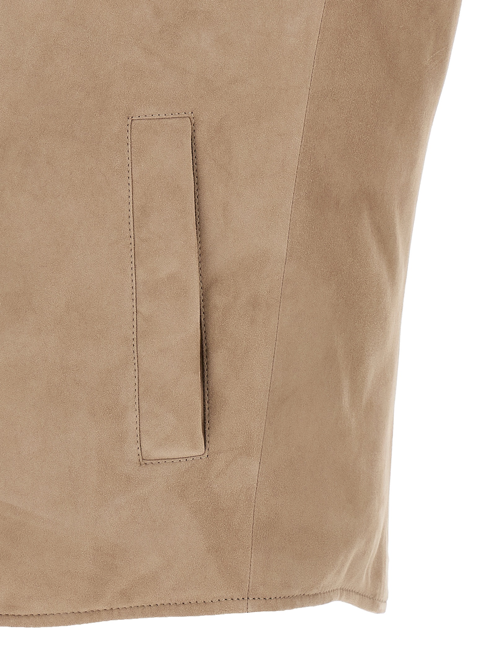 Suede vest MPCLF2013C4248 (Brunello Cucinelli / ベスト ) | Brunello Cucinelli (ブルネロ・クチネリ)(3)
