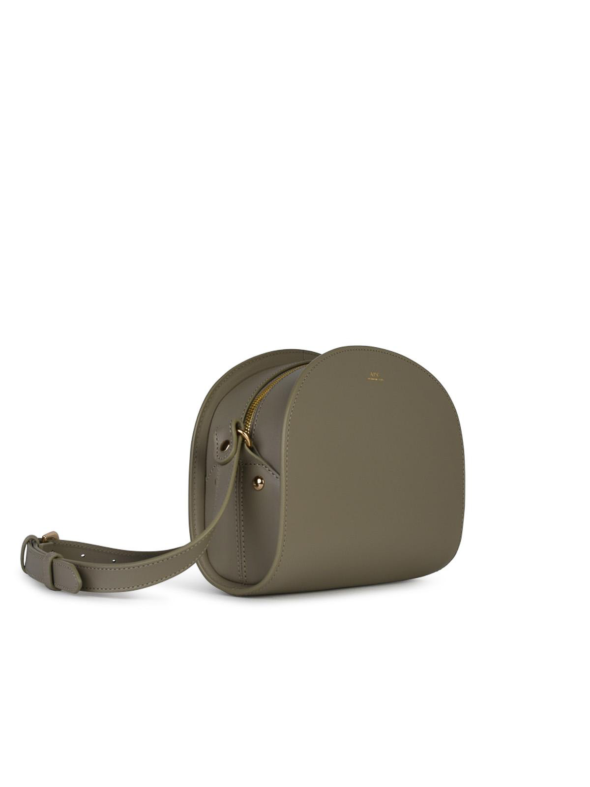 Demi Lune Green Leather Crossbody Bag PXAWVF61048KAW (A.P.C. / ハンドバッグ・ショルダーバッグ ) | A.P.C. (アーペーセー)(1)