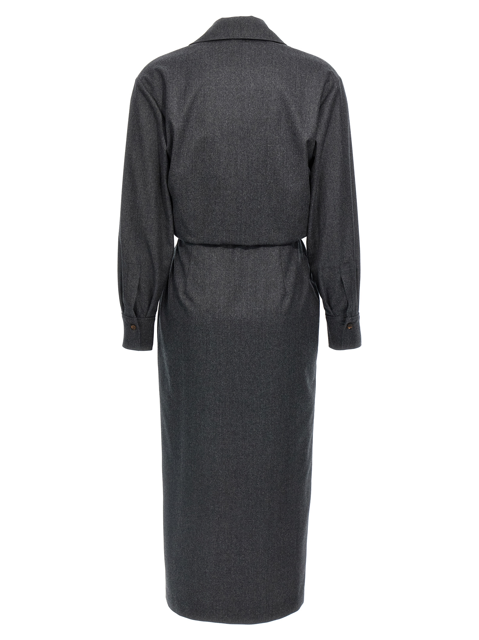 Wallet chemisier dress ME226A5395C004 (Brunello Cucinelli / ワンピース・ドレス・オールインワン ) | Brunello Cucinelli (ブルネロ・クチネリ)(1)