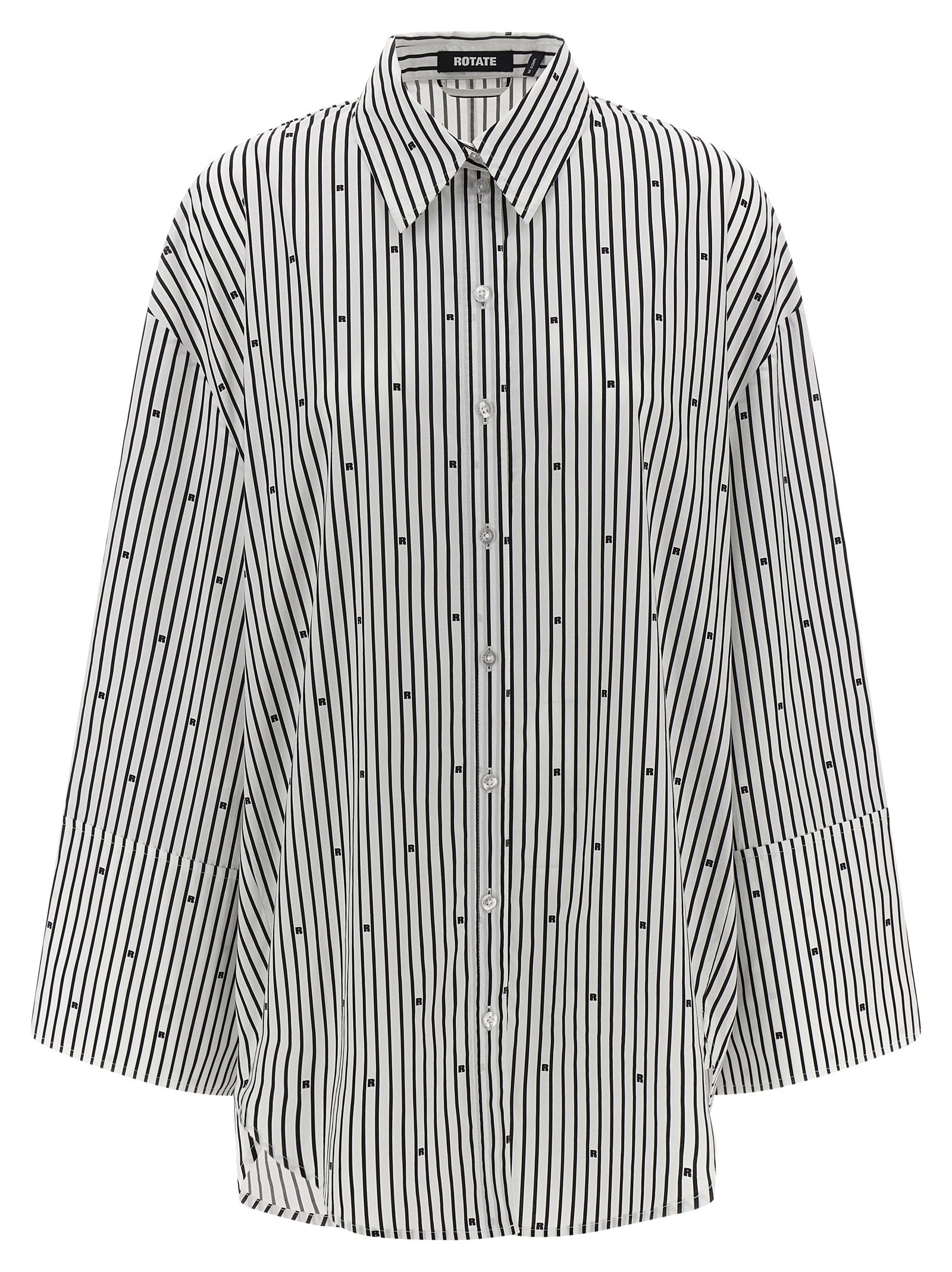 'Poplin Oversized Striped' shirt 1143980001000 (ROTATE / シャツ・ブラウス ) | ROTATE (ロテート)