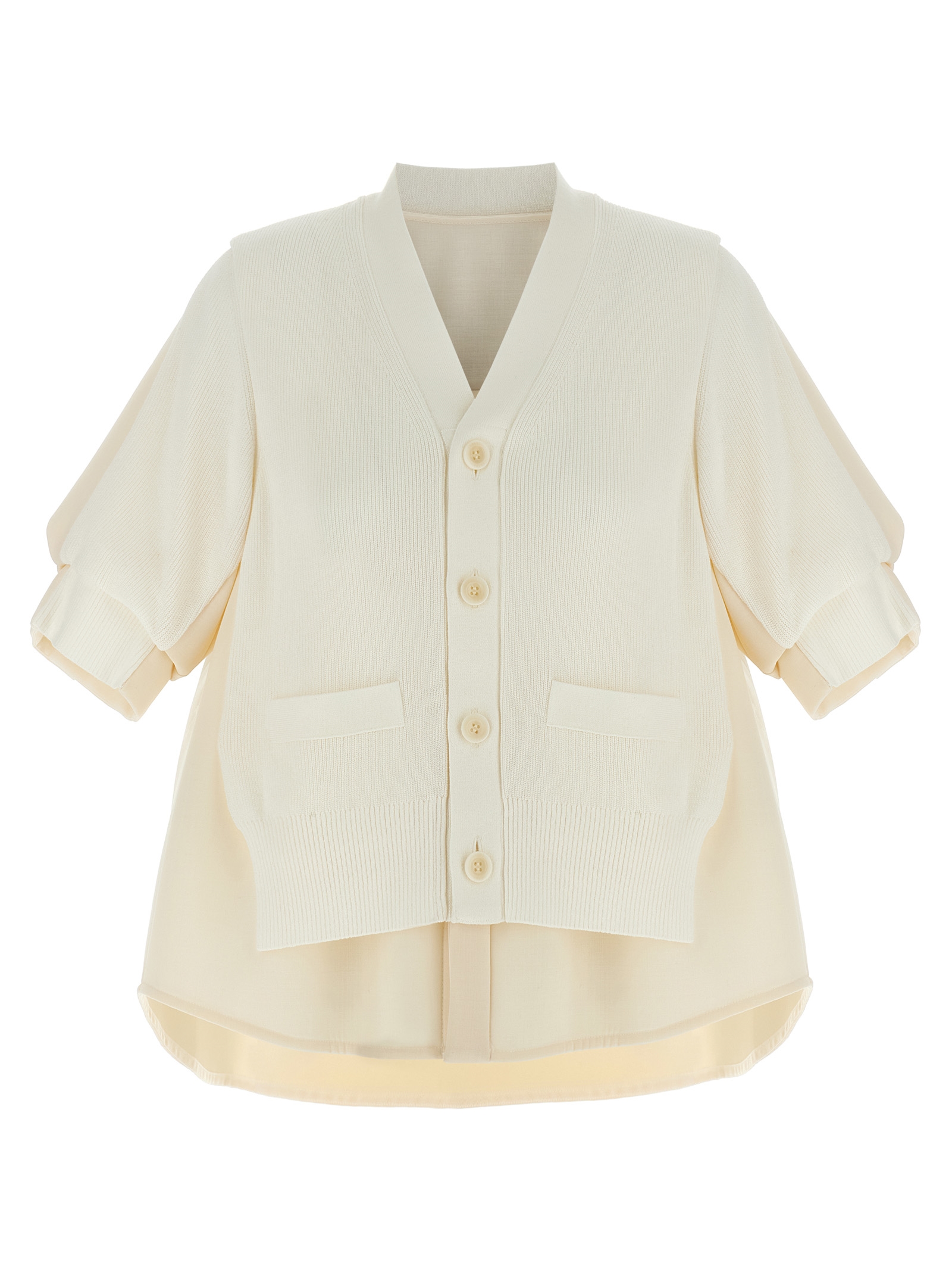 'Suiting Mix Knit' cardigan 2507953151 (sacai / ニット・セーター・カーディガン ) | sacai (サカイ)