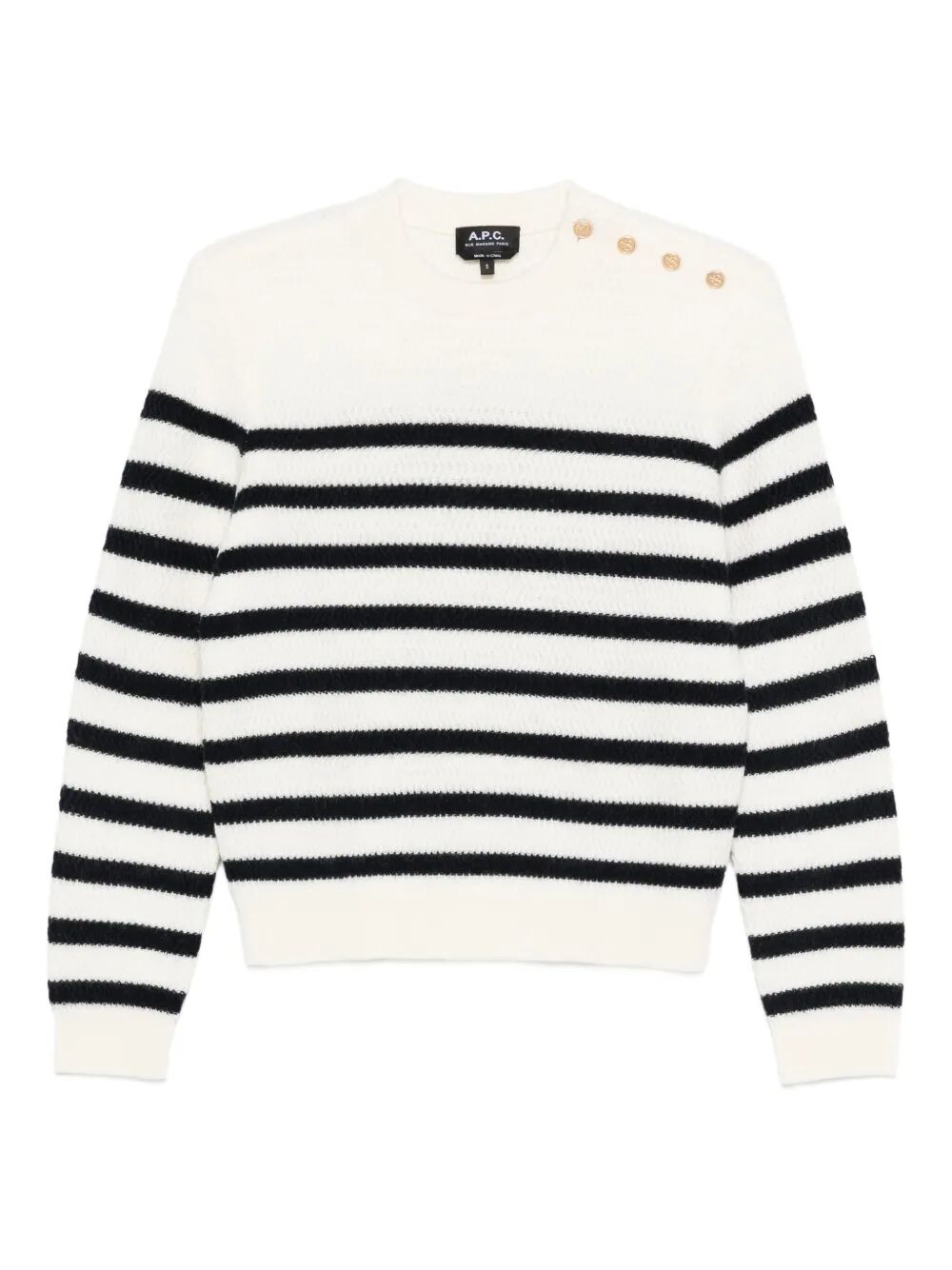 LEA STRIPED WOOL JUMPER WVBECF23416TAS (A.P.C. / ニット・セーター・カーディガン ) | A.P.C. (アーペーセー)