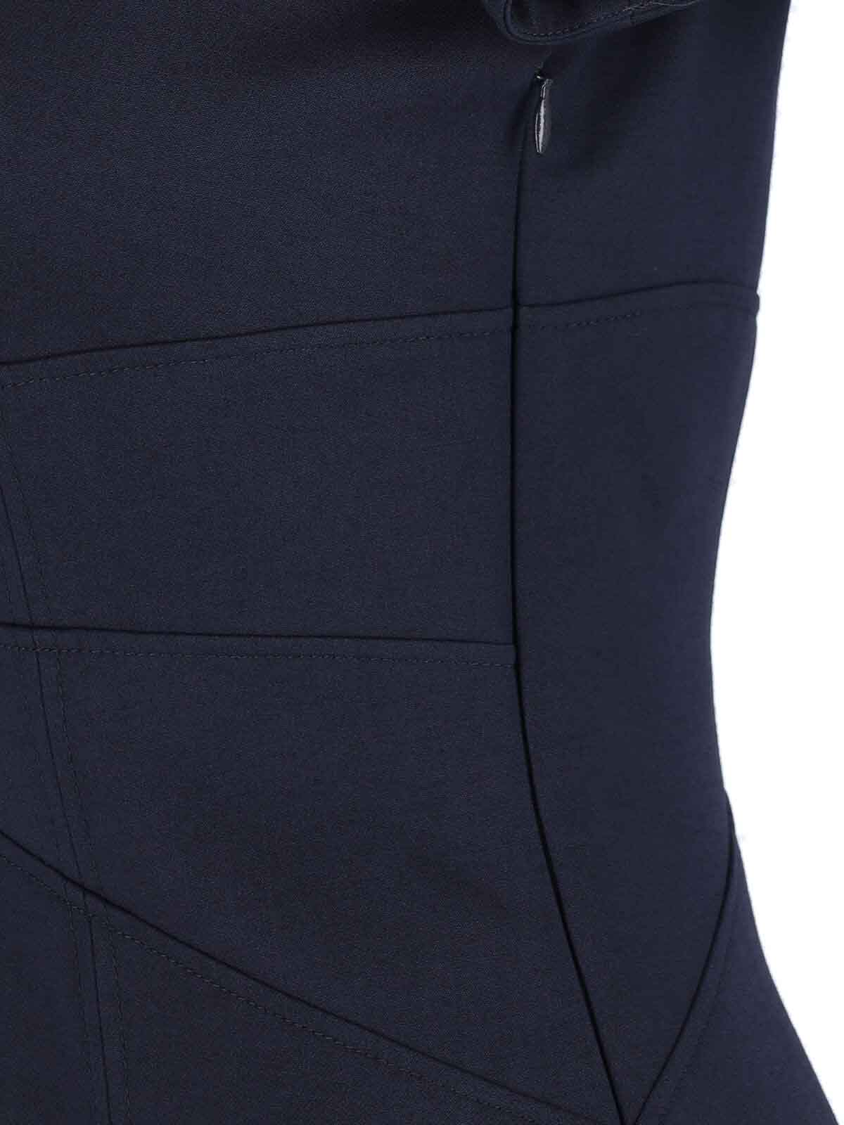 Mini wool and silk dress 841216QJAAA4100 (Alexander McQUEEN / ワンピース・ドレス・オールインワン ) | Alexander McQUEEN (アレキサンダー・マックイーン)(3)