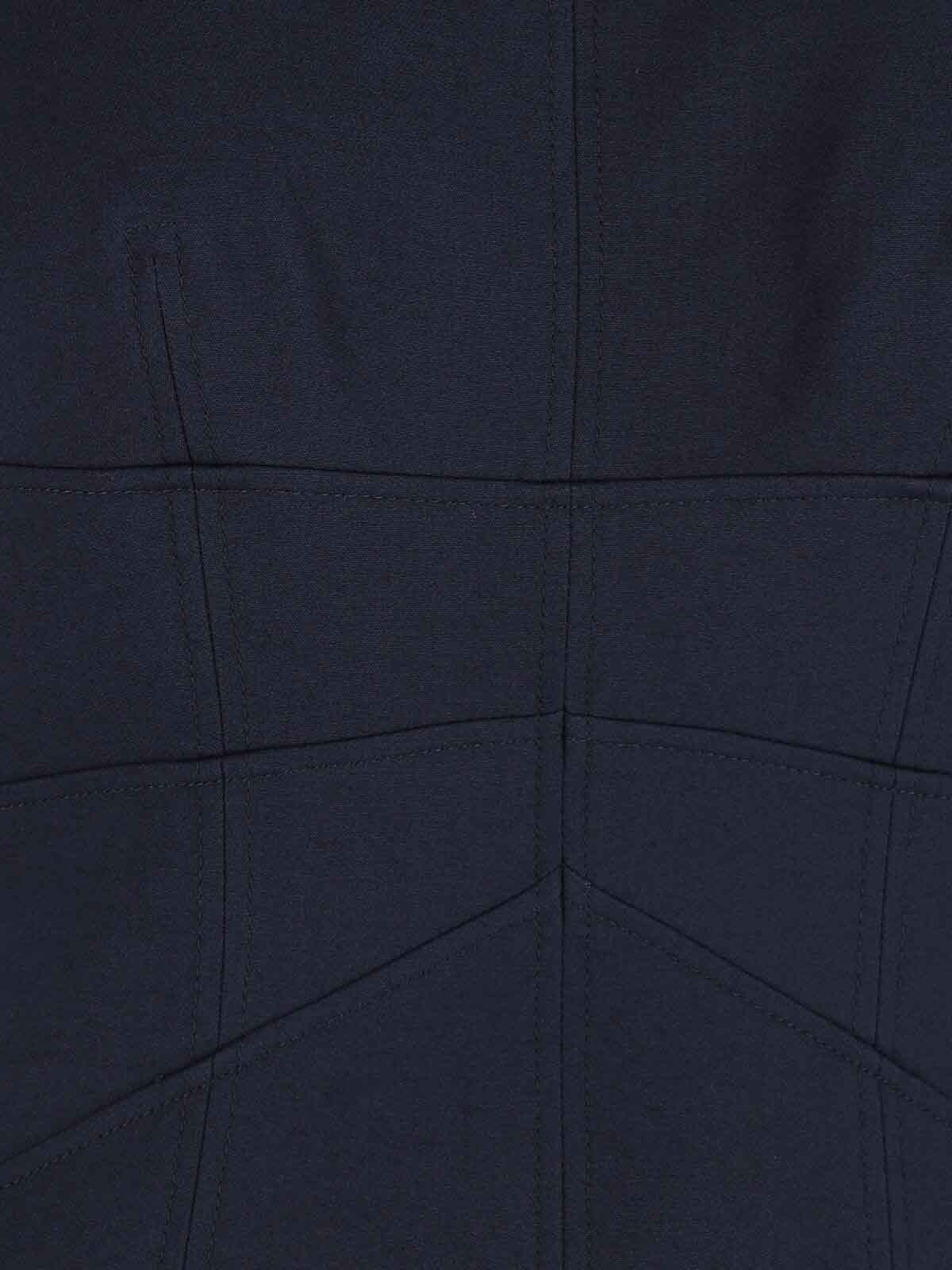 Mini wool and silk dress 841216QJAAA4100 (Alexander McQUEEN / ワンピース・ドレス・オールインワン ) | Alexander McQUEEN (アレキサンダー・マックイーン)(4)