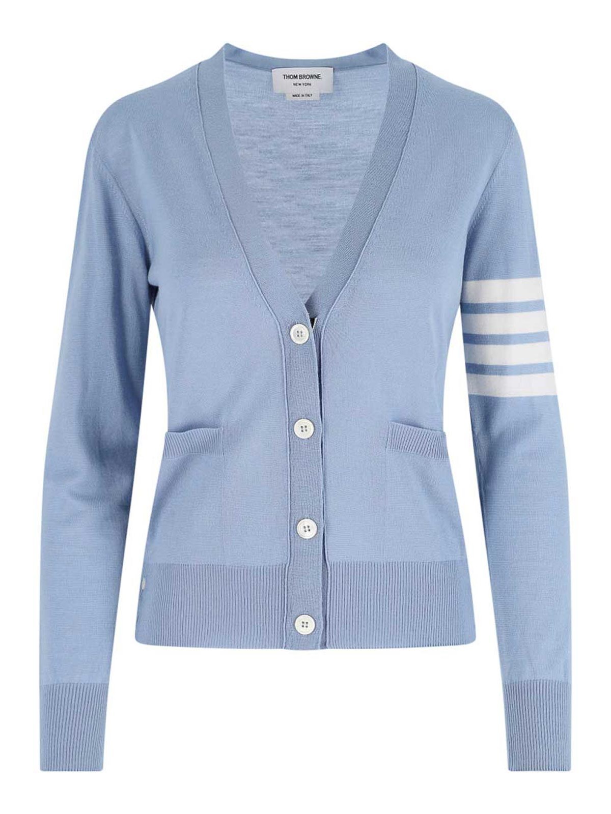 Cardigan In Lana Vergine FKC334AY1014482 (Thom Browne / ニット・セーター・カーディガン ) | Thom Browne (トム・ブラウン)