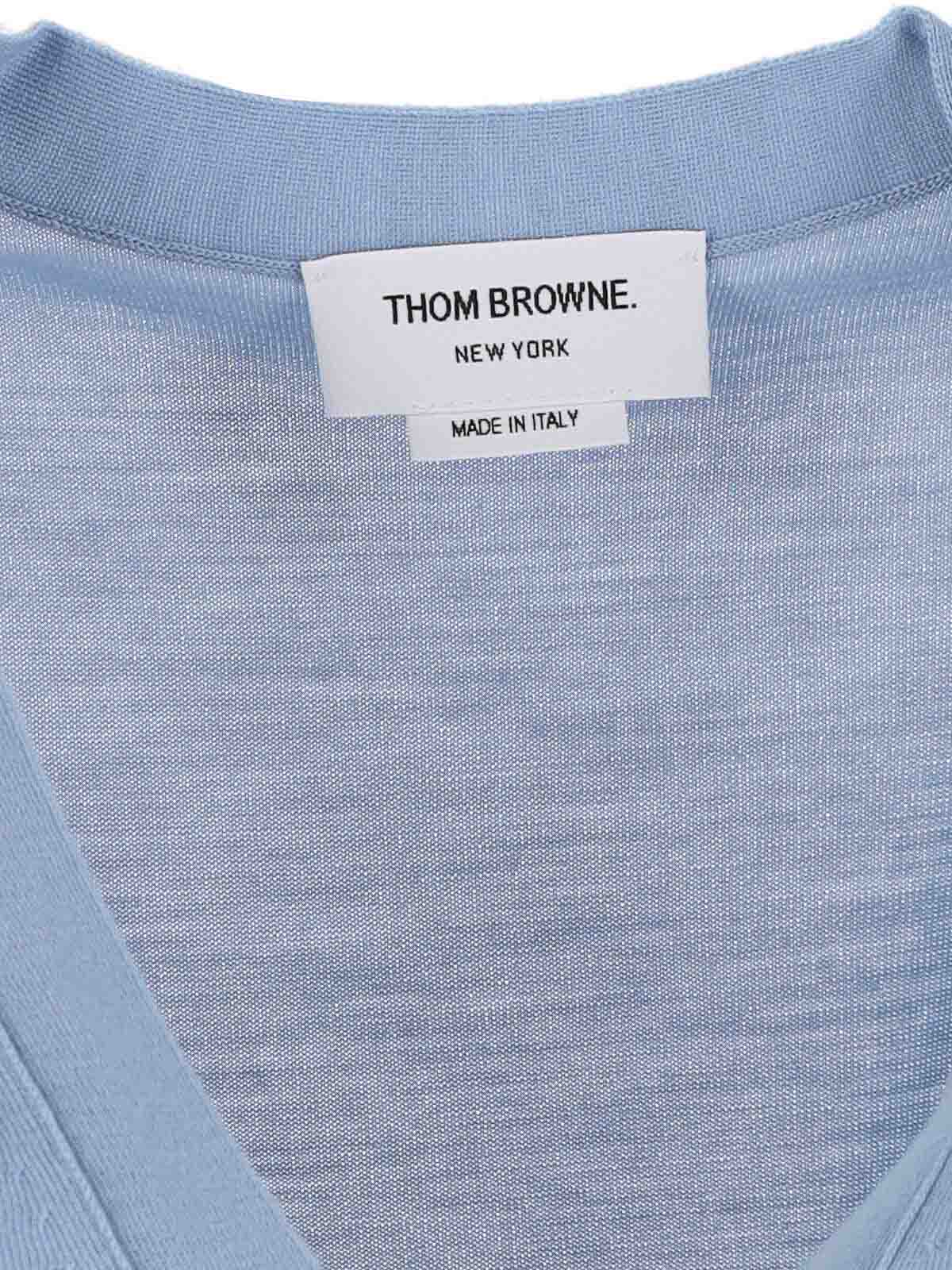 Cardigan In Lana Vergine FKC334AY1014482 (Thom Browne / ニット・セーター・カーディガン ) | Thom Browne (トム・ブラウン)(4)