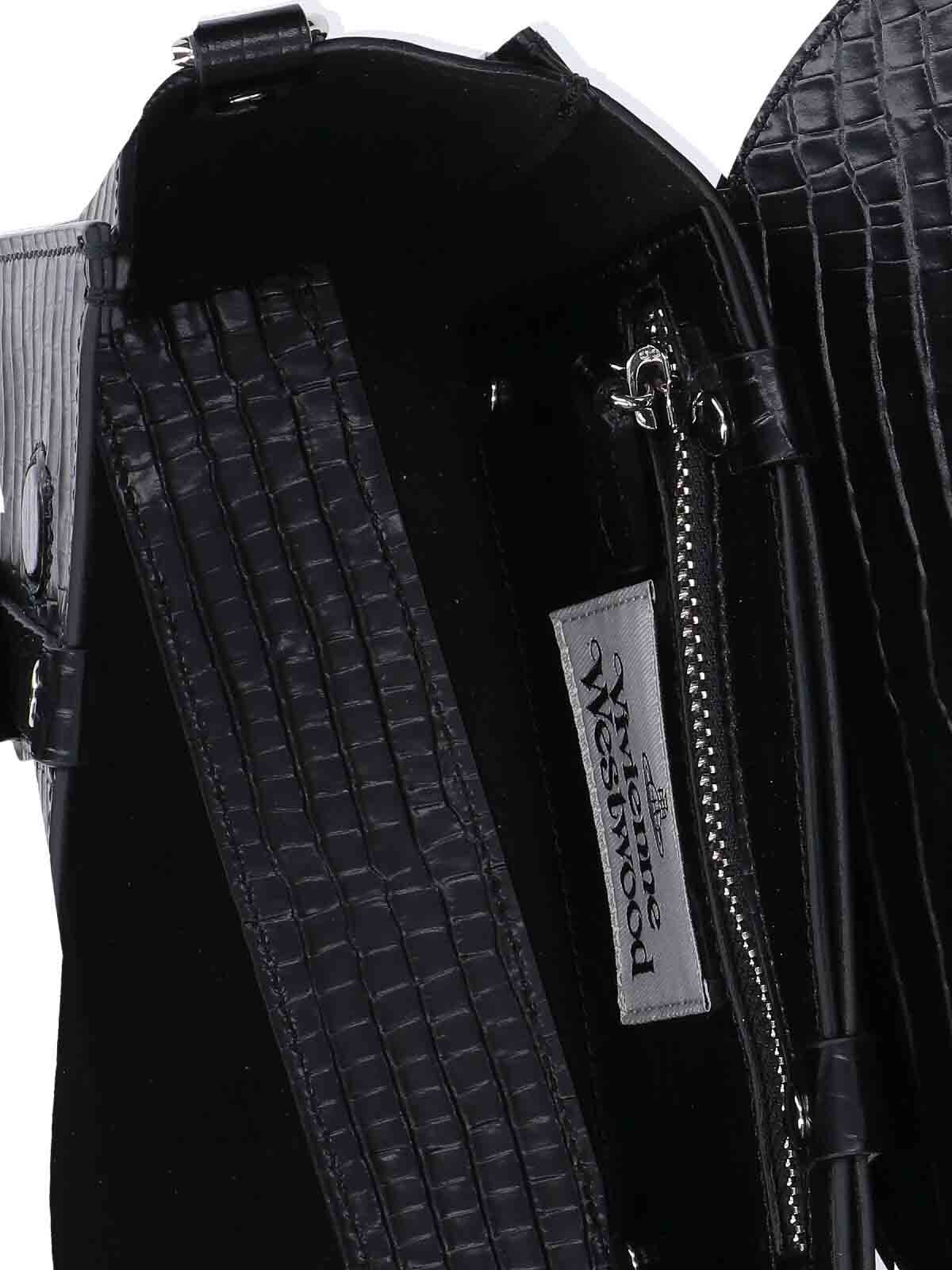 Middle hand bag 48030018WL00C1N401 (Vivienne Westwood / ハンドバッグ・ショルダーバッグ ) | Vivienne Westwood (ヴィヴィアン・ウェストウッド)(3)