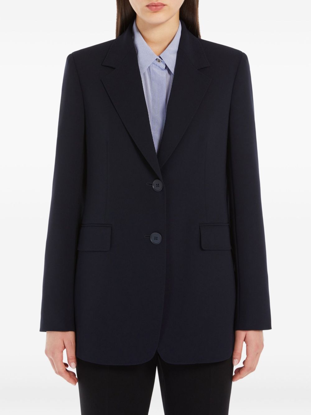 Max Mara Studio Jackets Blue 2526046161600005 (Max Mara Studio / ブレザー・ジャケット ) | Max Mara Studio (マックスマーラ ステュディオ)(1)