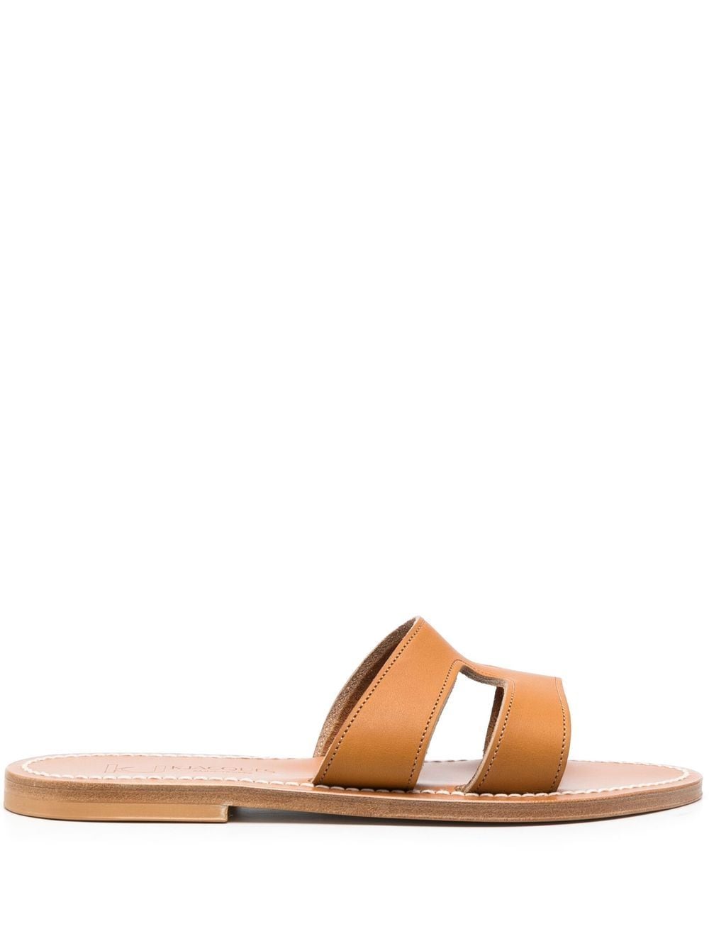 K Jacques St Tropez Sandals Leather Brown 0J312246MENANDREPULNATUREL (K.JACQUES / サンダル ) | K.JACQUES (カージャック)
