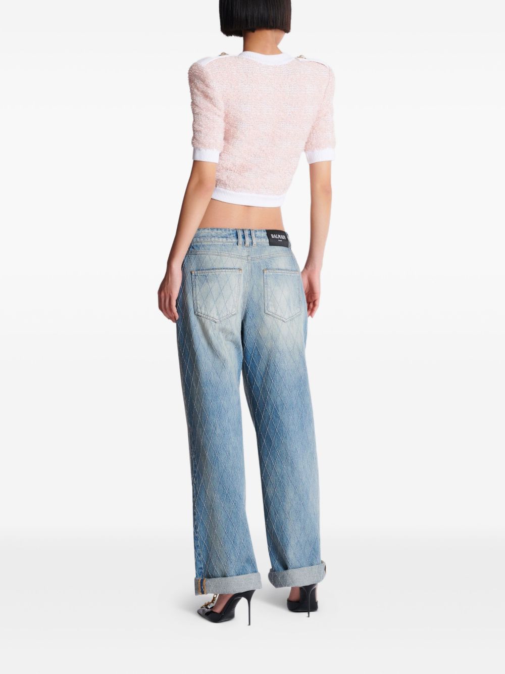 Balmain Sweaters Pink FF1KL235KI72OIN (Balmain / ニット・セーター・カーディガン ) | Balmain (バルマン)(5)