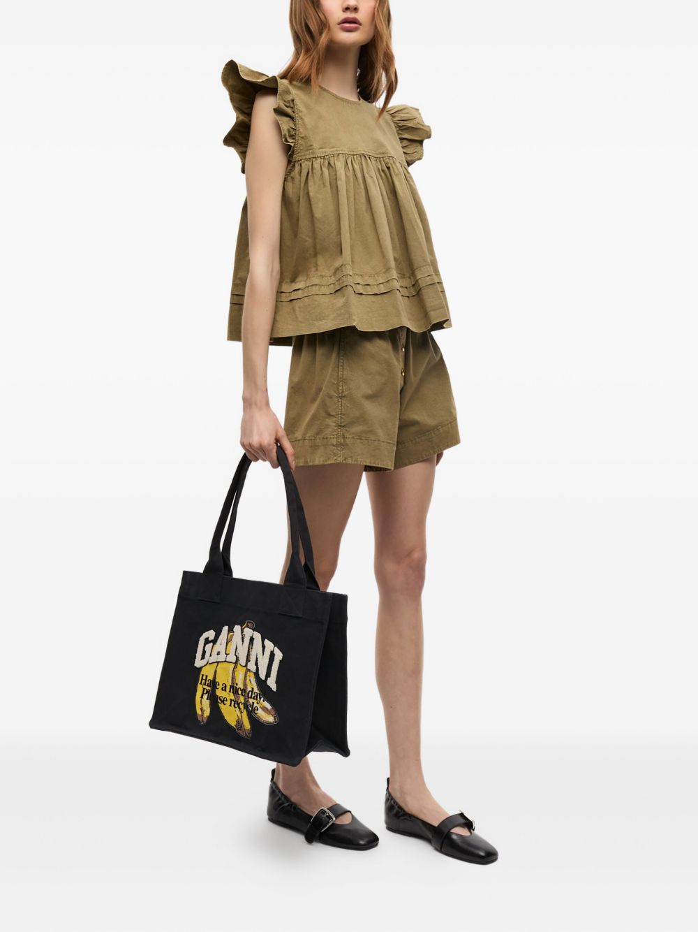 GANNI Bags.. Black A6897099 (GANNI / トートバッグ ) | GANNI (ガニー)(2)