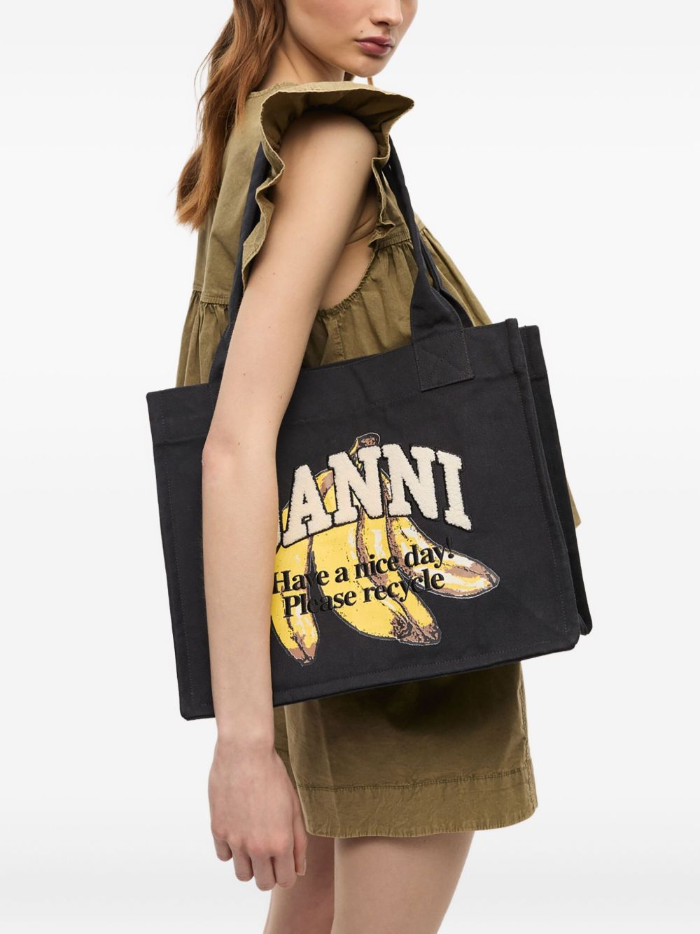 GANNI Bags.. Black A6897099 (GANNI / トートバッグ ) | GANNI (ガニー)(4)