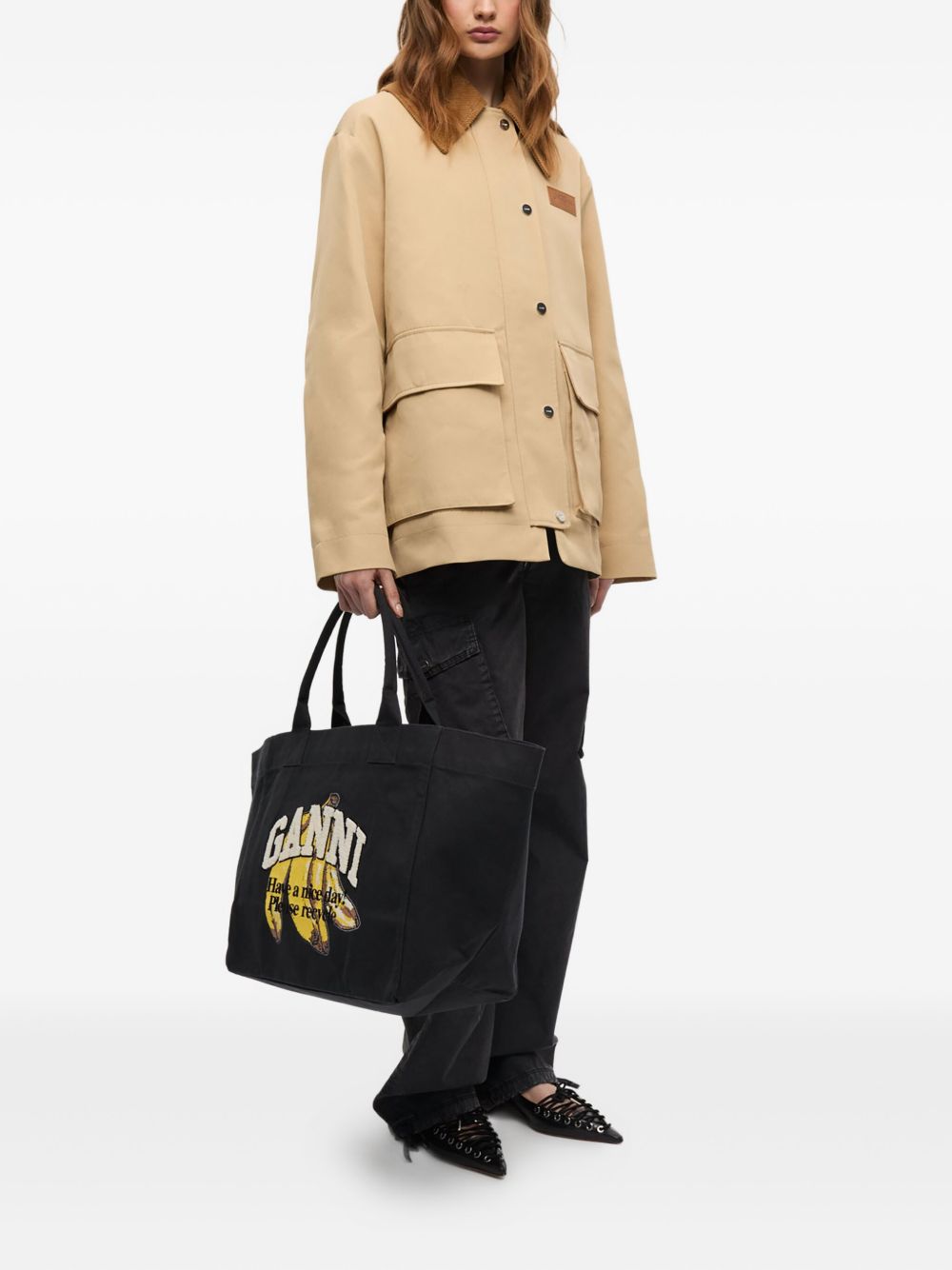 GANNI Bags.. Black A6896099 (GANNI / トートバッグ ) | GANNI (ガニー)(3)