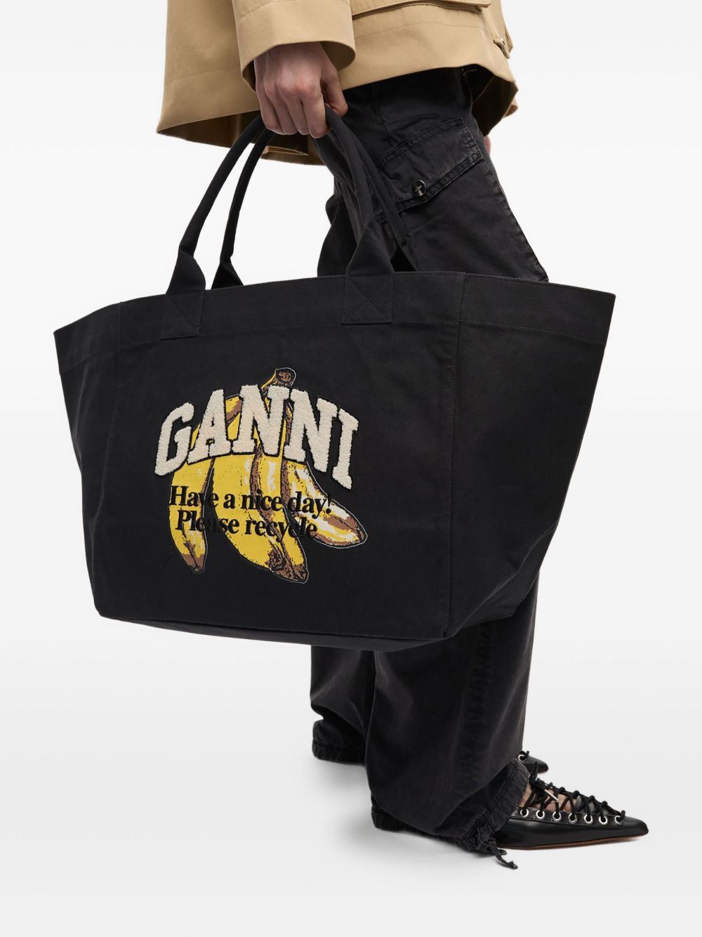 GANNI Bags.. Black A6896099 (GANNI / トートバッグ ) | GANNI (ガニー)(4)