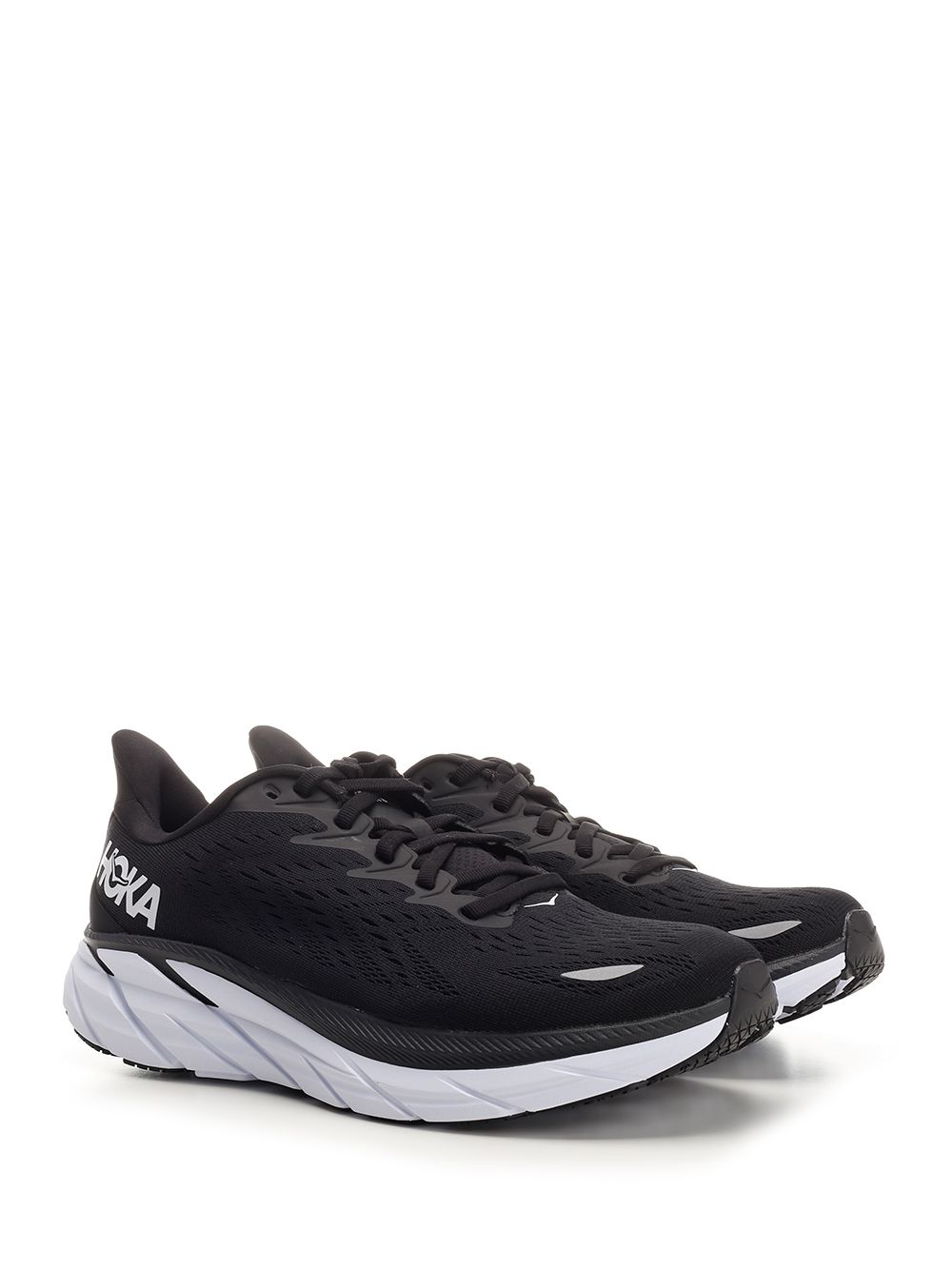 Black "Clifton 8" sneakers 1119393BWHT (HOKA ONE ONE / スニーカー ) | HOKA ONE ONE (ホカオネオネ)(1)