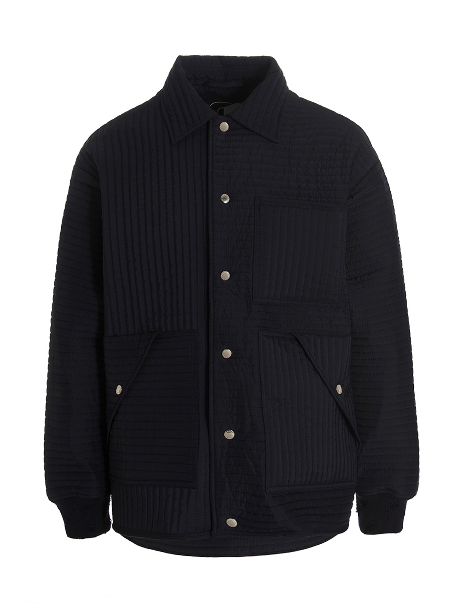 'Chore Quilted Stripes' down jacket ESM053NYQSNV298 (KHRISJOY / コート・ダウン ) | KHRISJOY (クリスジョイ)
