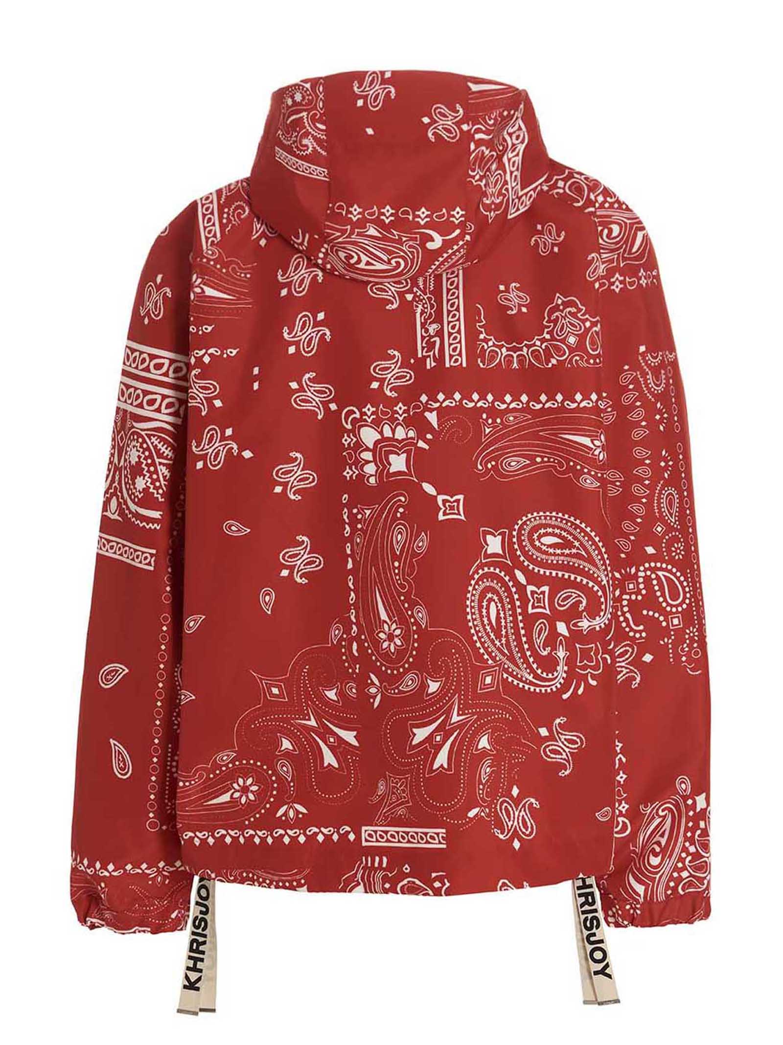 'Windbreaker Bandana Hood' jacket DSM051NNYNYBNDRD19 (KHRISJOY / カジュアルジャケット ) | KHRISJOY (クリスジョイ)(1)