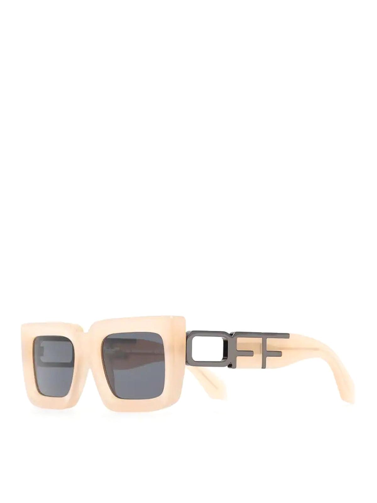 Off-white boston logo-plaque sunglasses OERI073S23PLA0011707 (Off-White / サングラス・アイウェア ) | Off-White (オフホワイト)(1)