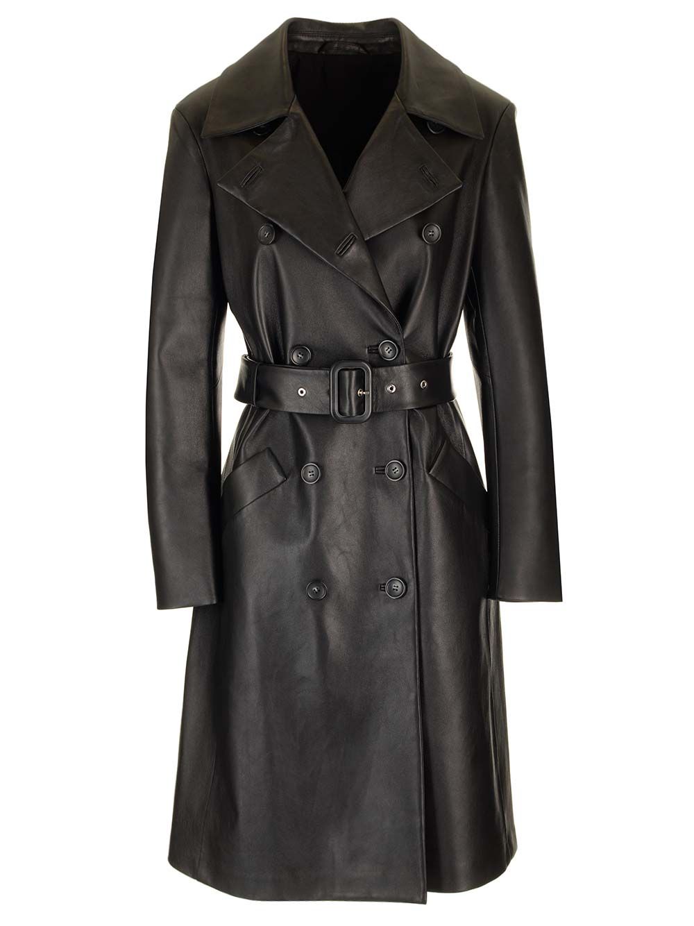 Trench coat in soft nappa 2422476011600011002 (Sportmax / レザー&ファージャケット・コート ) | Sportmax (スポーツマックス)