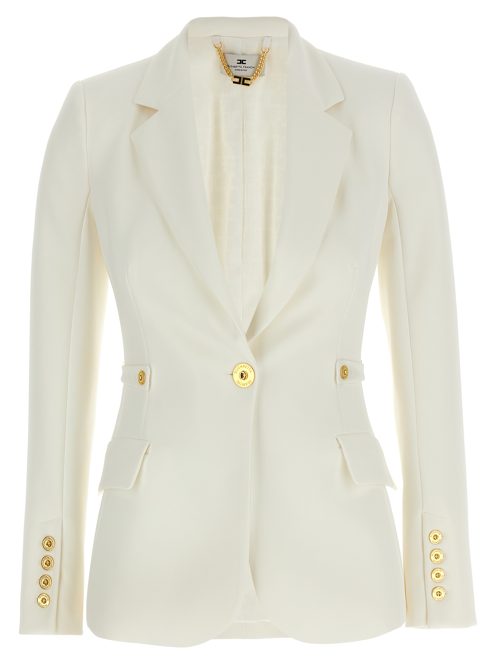 Jewel strap blazer GI17556E2360 (Elisabetta Franchi / ブレザー・ジャケット ) | Elisabetta Franchi (エリザベッタ フランキ)