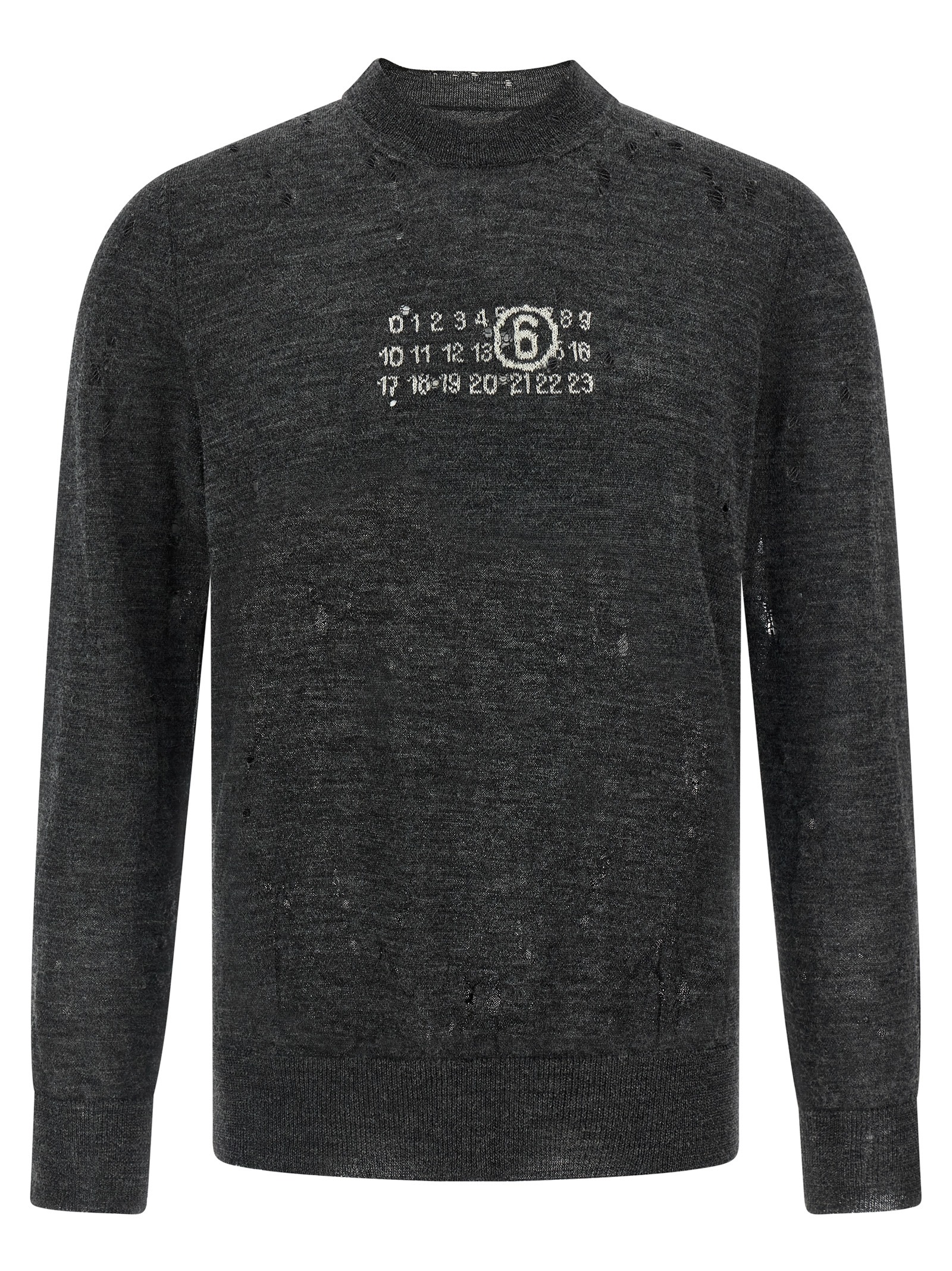 'Numeric signature MM6' sweater SH0HL0033M13134855 (MM6 Maison Margiela / ニット・セーター・カーディガン ) | MM6 Maison Margiela (エムエムシックス)