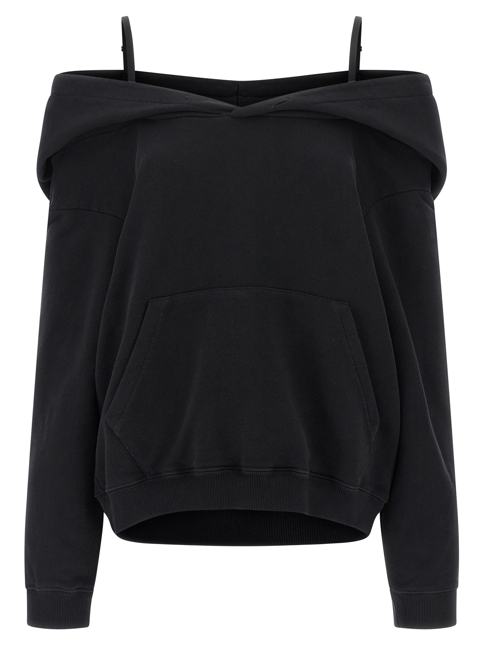 Off-shoulder hoodie S52GU0244M25014900 (MM6 Maison Margiela / スウェット・フーディー ) | MM6 Maison Margiela (エムエムシックス)