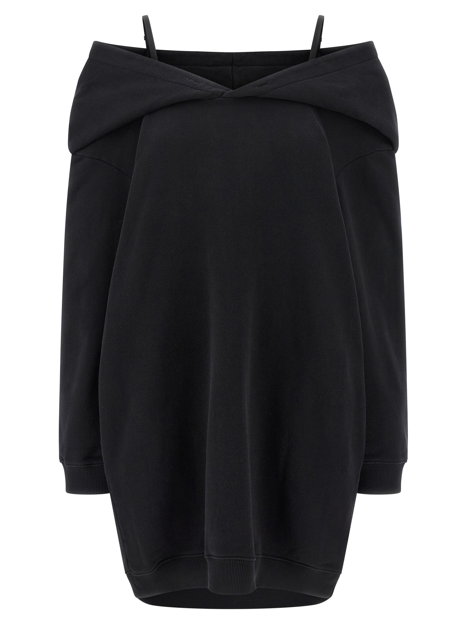 Off-shoulder hooded dress S52DD0074M25014900 (MM6 Maison Margiela / ワンピース・ドレス・オールインワン ) | MM6 Maison Margiela (エムエムシックス)