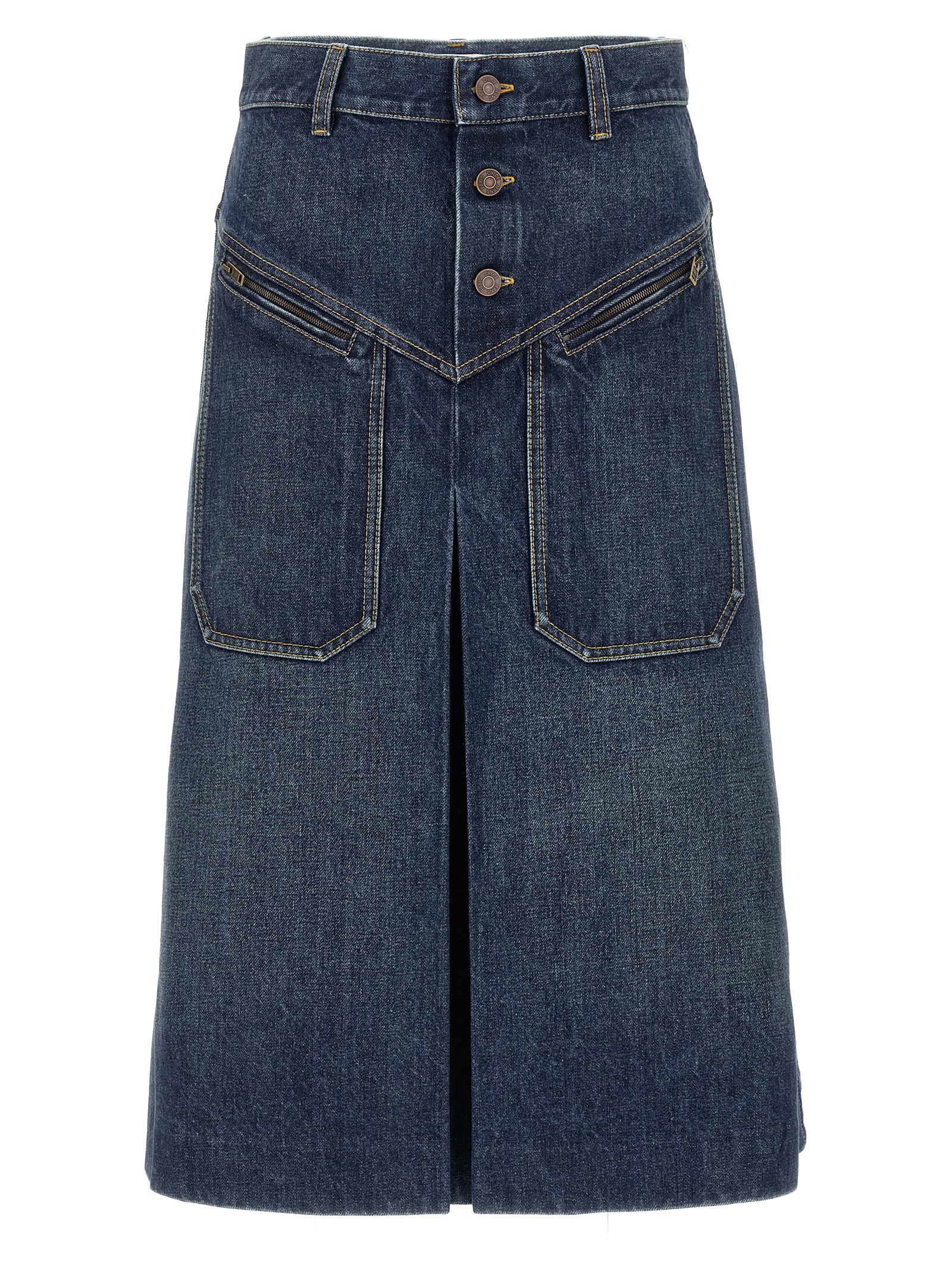 Denim skirt CH25ADJ01251427 (Chloé / スカート ) | Chloé (クロエ)