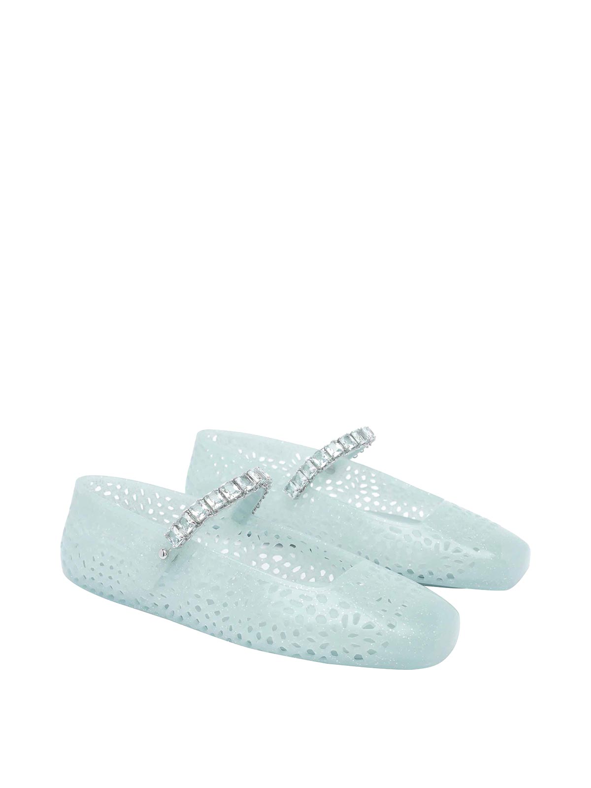 The Jelly Flats THEJELLYNTXLIGHTVERDE (JIMMY CHOO / フラットシューズ ) | JIMMY CHOO (ジミー チュウ)(1)