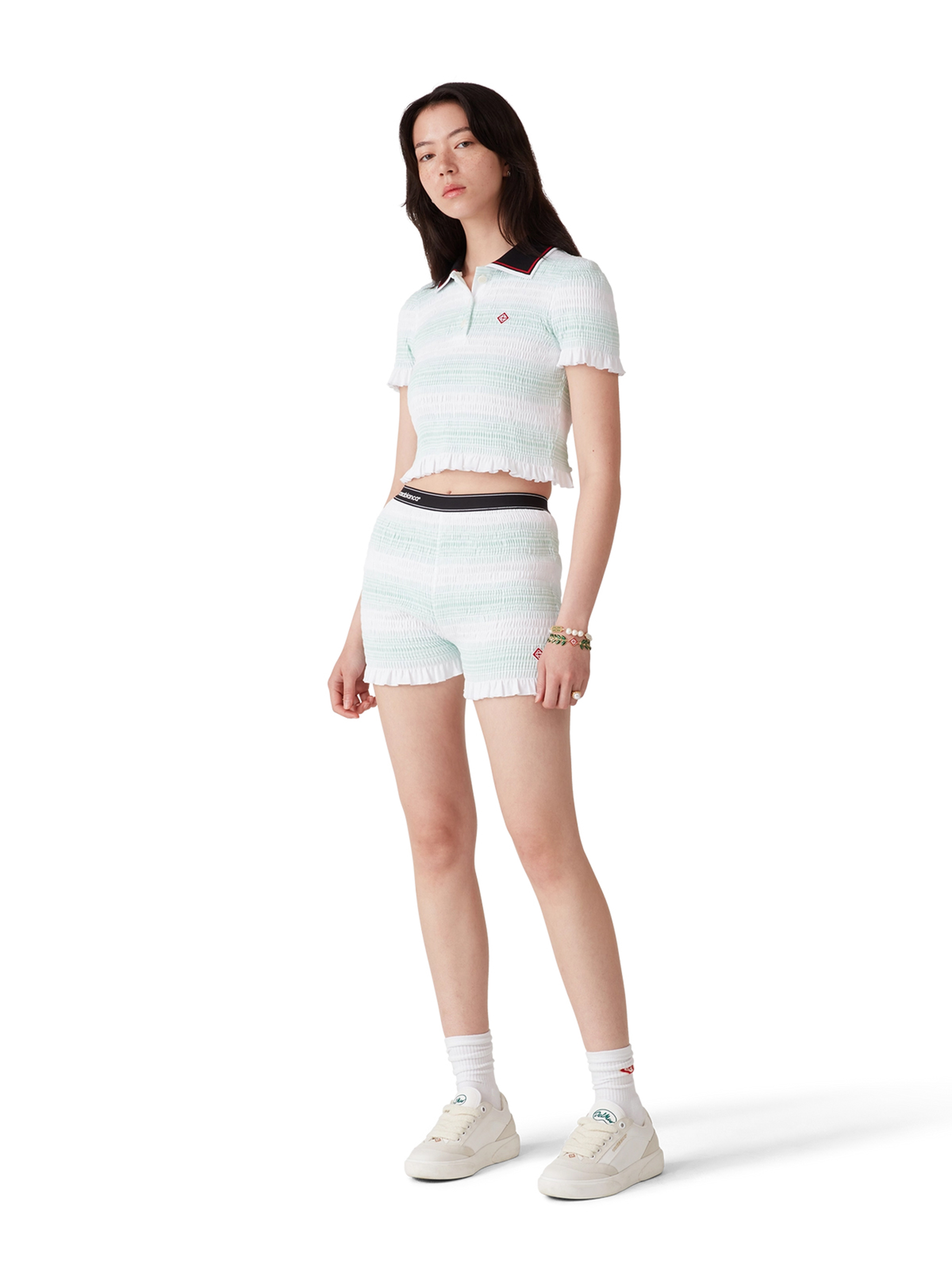 Casablanca Shorts White WPF25JTR16301 (Casablanca / ショートパンツ ) | Casablanca (カサブランカ)(1)