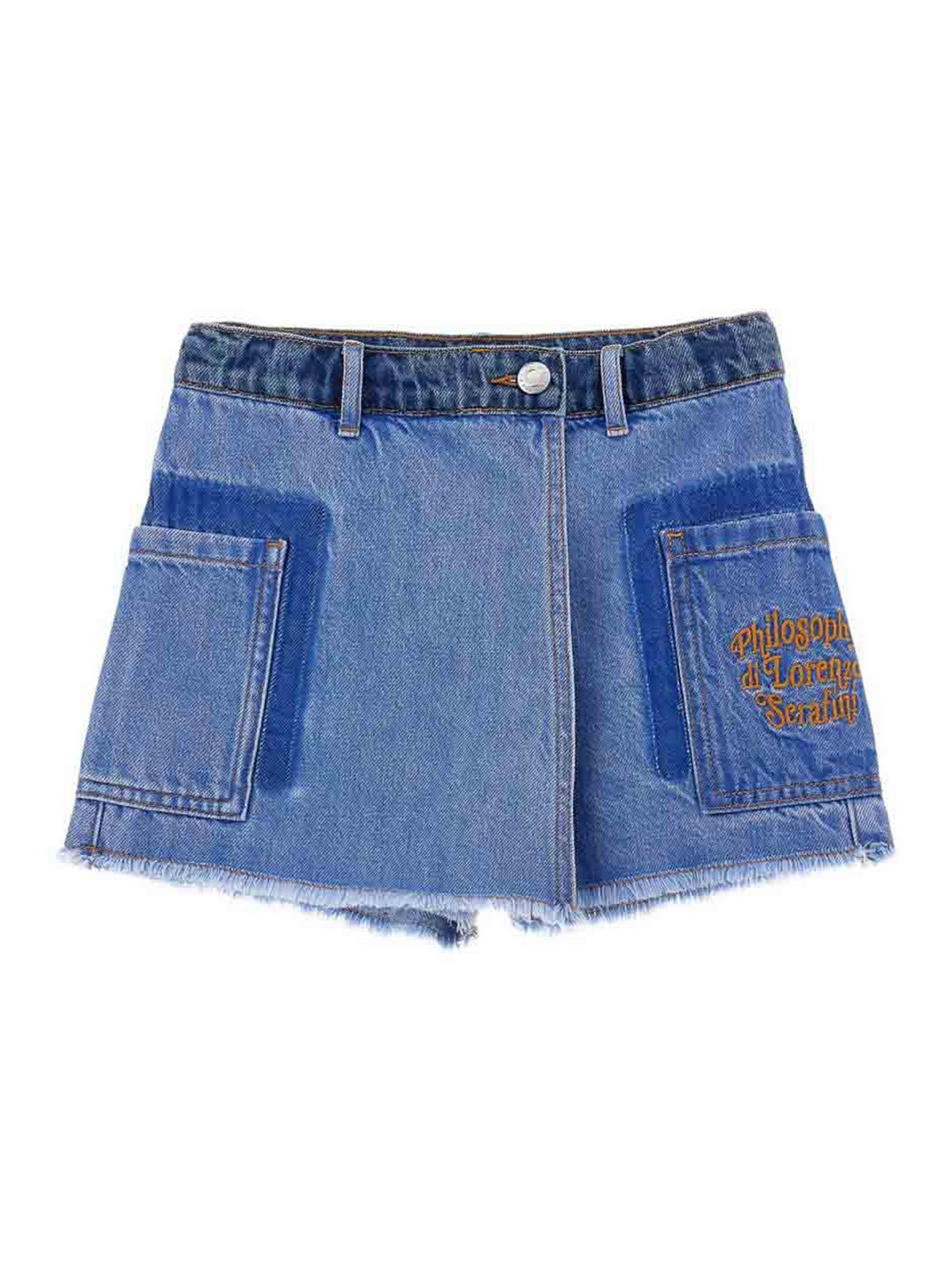 Blue Denim Shorts 9E40250410055 (PHILOSOPHY / ショートパンツ ) | PHILOSOPHY (フィロソフィ)