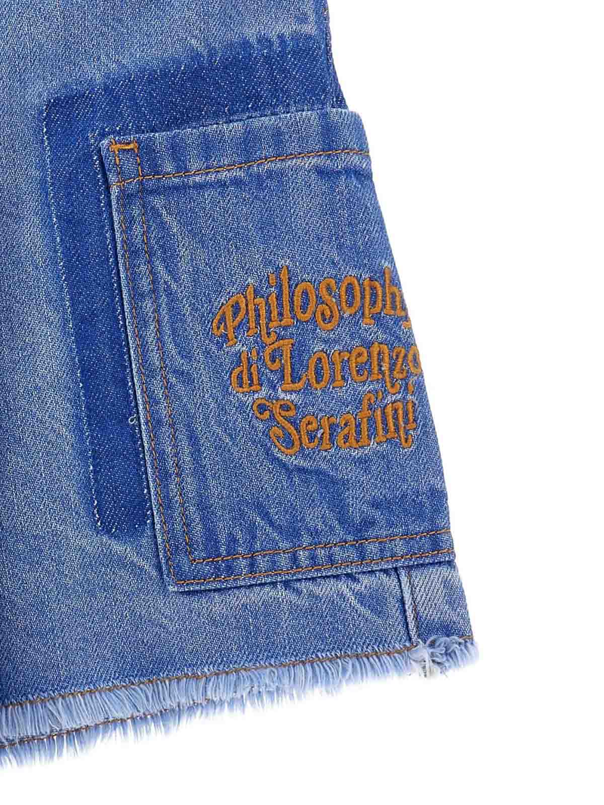 Blue Denim Shorts 9E40250410055 (PHILOSOPHY / ショートパンツ ) | PHILOSOPHY (フィロソフィ)(1)