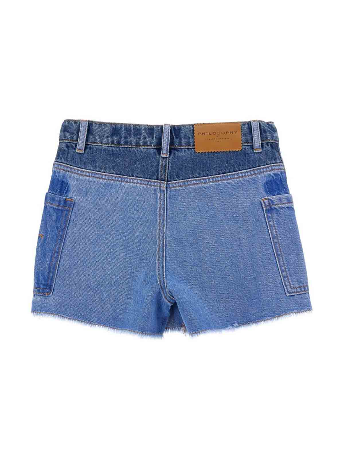 Blue Denim Shorts 9E40250410055 (PHILOSOPHY / ショートパンツ ) | PHILOSOPHY (フィロソフィ)(3)