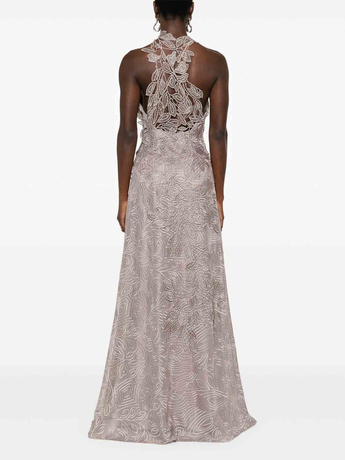 Lace Long Dress In Beige 047301390081 (ALBERTA FERRETTI / ワンピース・ドレス・オールインワン ) | ALBERTA FERRETTI (アルベルタ フェレッティ)(3)