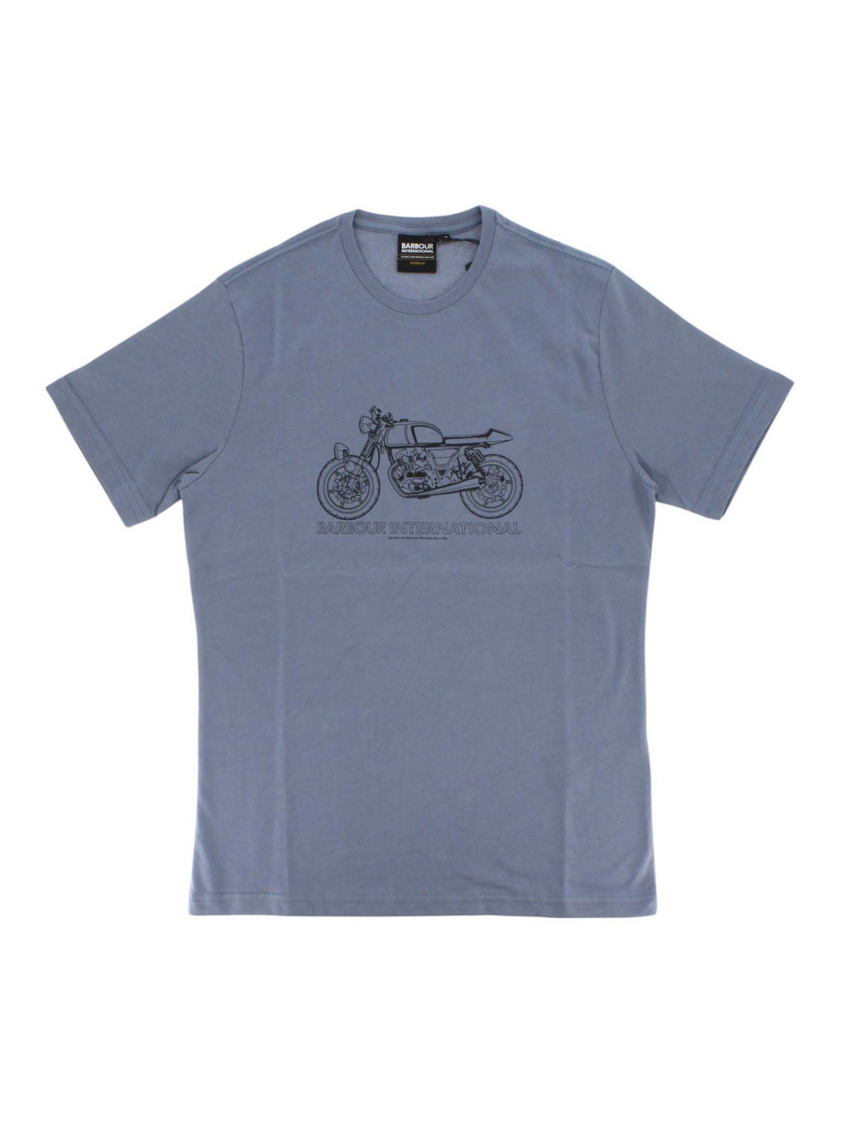 T-shirts and gray pole MMTS1296BL45 (Barbour / Tシャツ・カットソー ) | Barbour (バブアー)