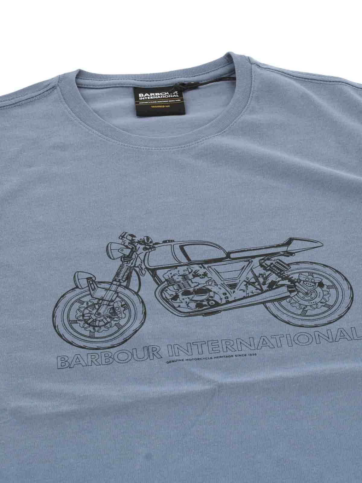 T-shirts and gray pole MMTS1296BL45 (Barbour / Tシャツ・カットソー ) | Barbour (バブアー)(1)