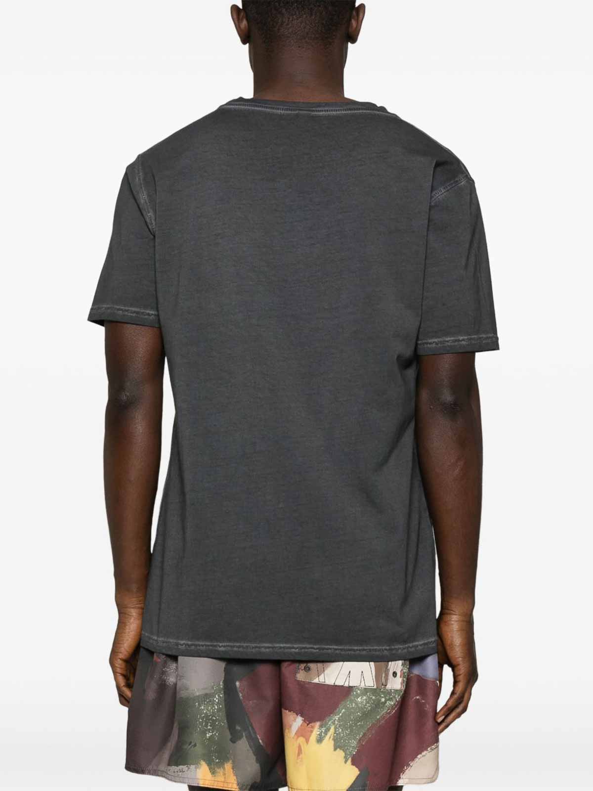 Grey Cotton T-Shirt 070694180499 (MOSCHINO / Tシャツ・カットソー ) | MOSCHINO (モスキーノ)(2)