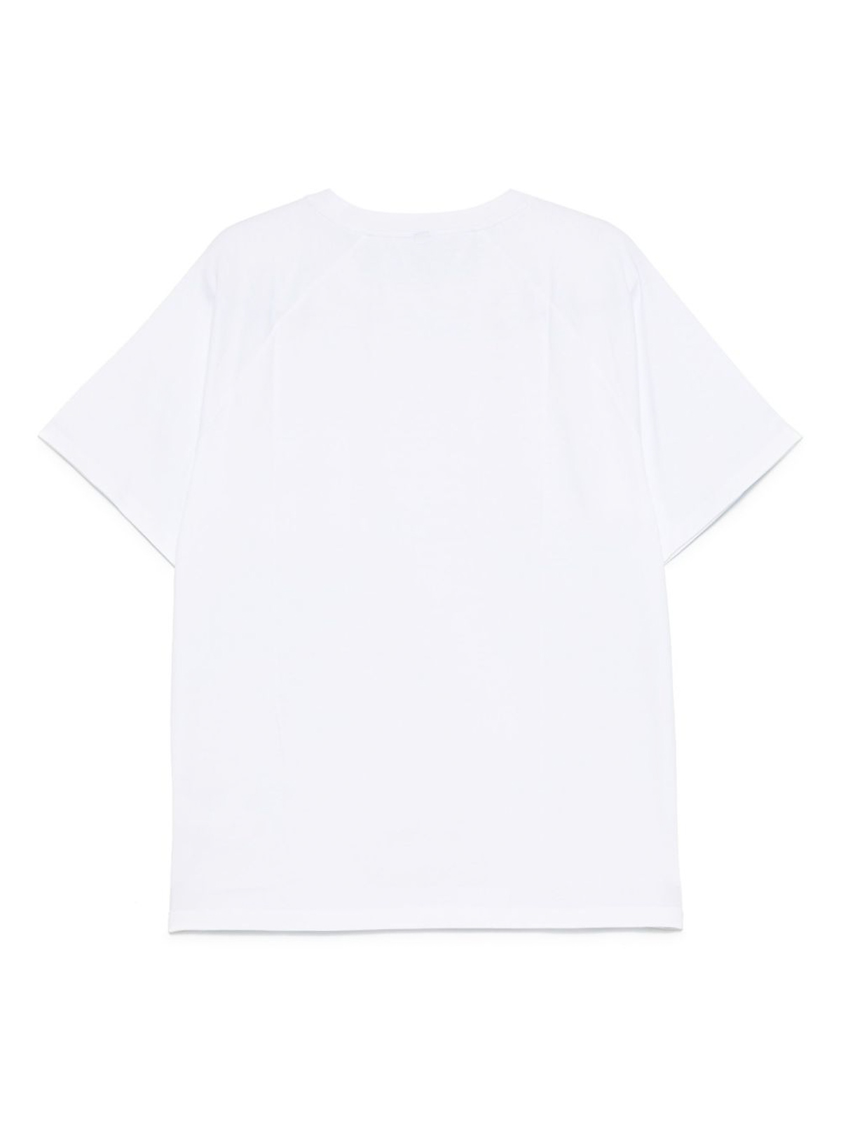 Cotton T-Shirt In White With Logo 071094120001 (MOSCHINO / Tシャツ・カットソー ) | MOSCHINO (モスキーノ)(1)