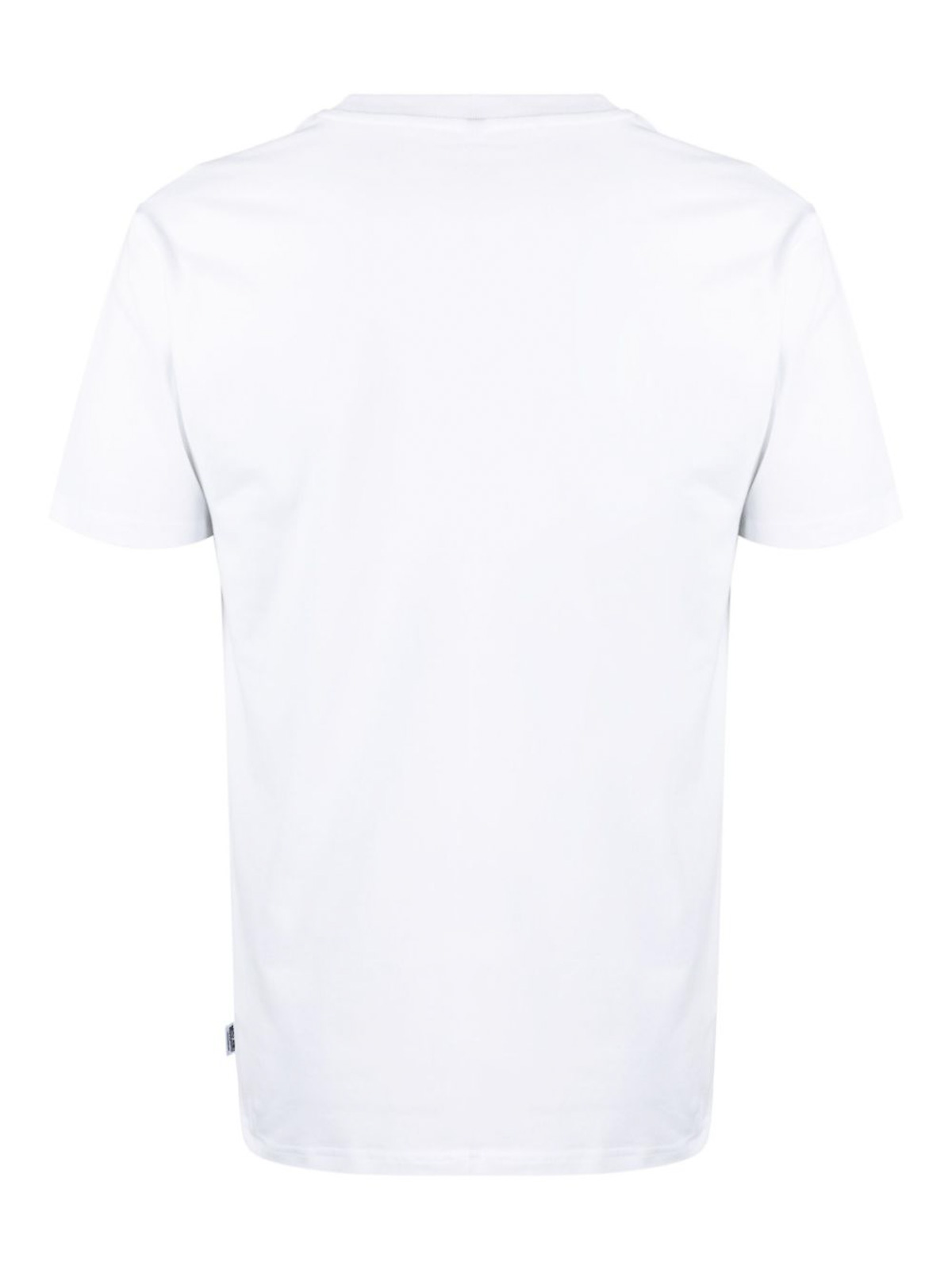 Cotton T-Shirt In White With Logo 078844100001 (MOSCHINO / Tシャツ・カットソー ) | MOSCHINO (モスキーノ)(1)