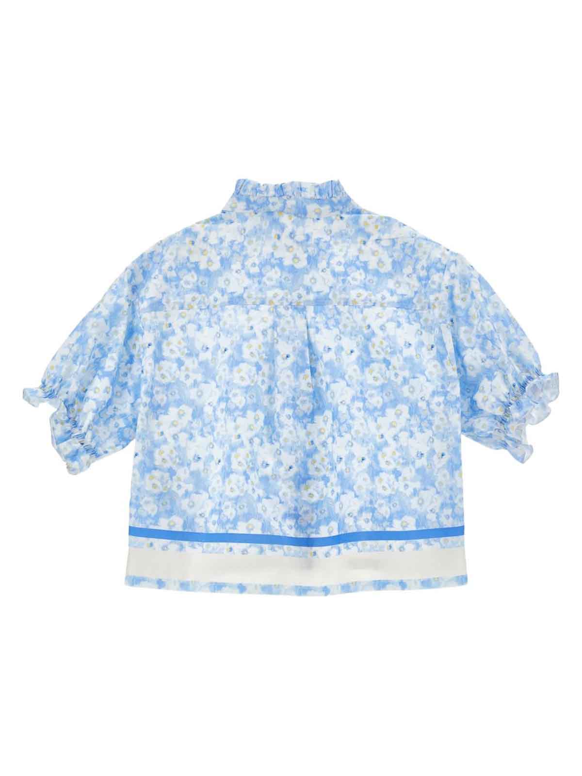 Light Blue Patten Cotton Shirt 1E3045617P158 (PHILOSOPHY / シャツ・ブラウス ) | PHILOSOPHY (フィロソフィ)(2)