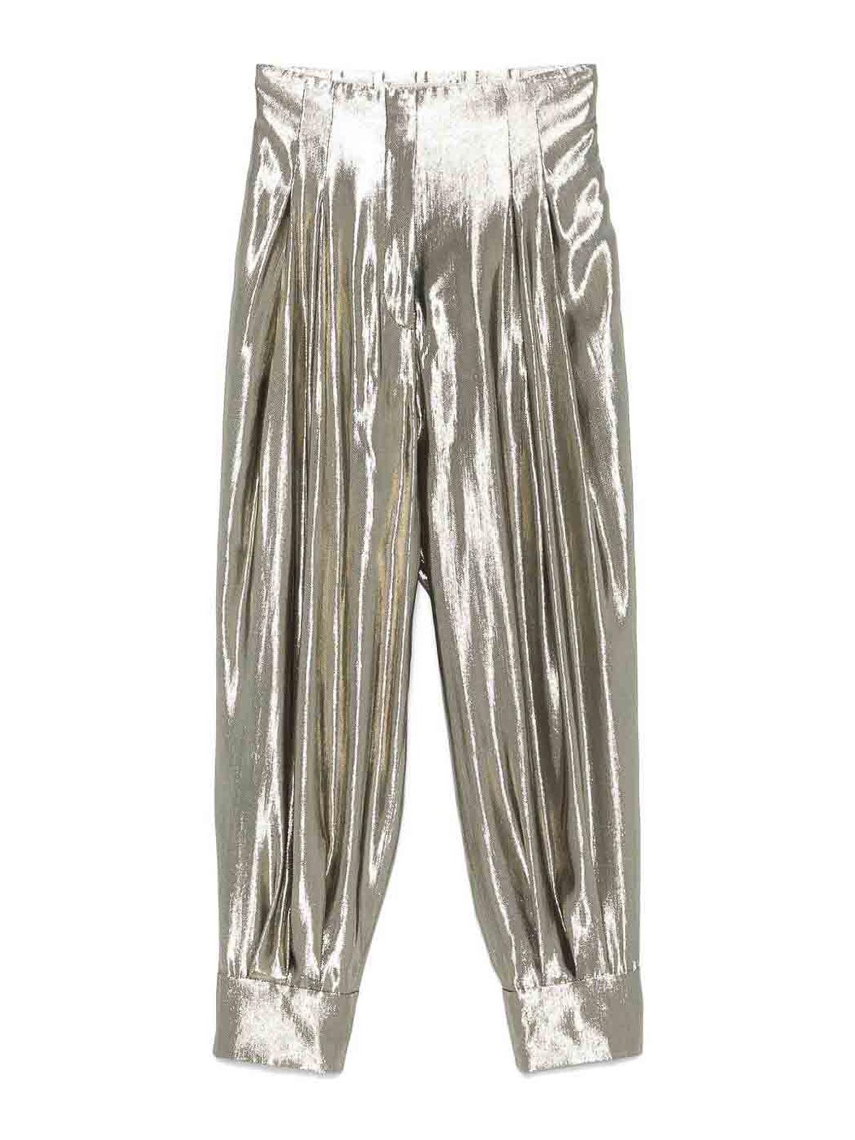 Silver Casual Trousers Laminated-Effect 030821370442 (PHILOSOPHY / パンツ ) | PHILOSOPHY (フィロソフィ)