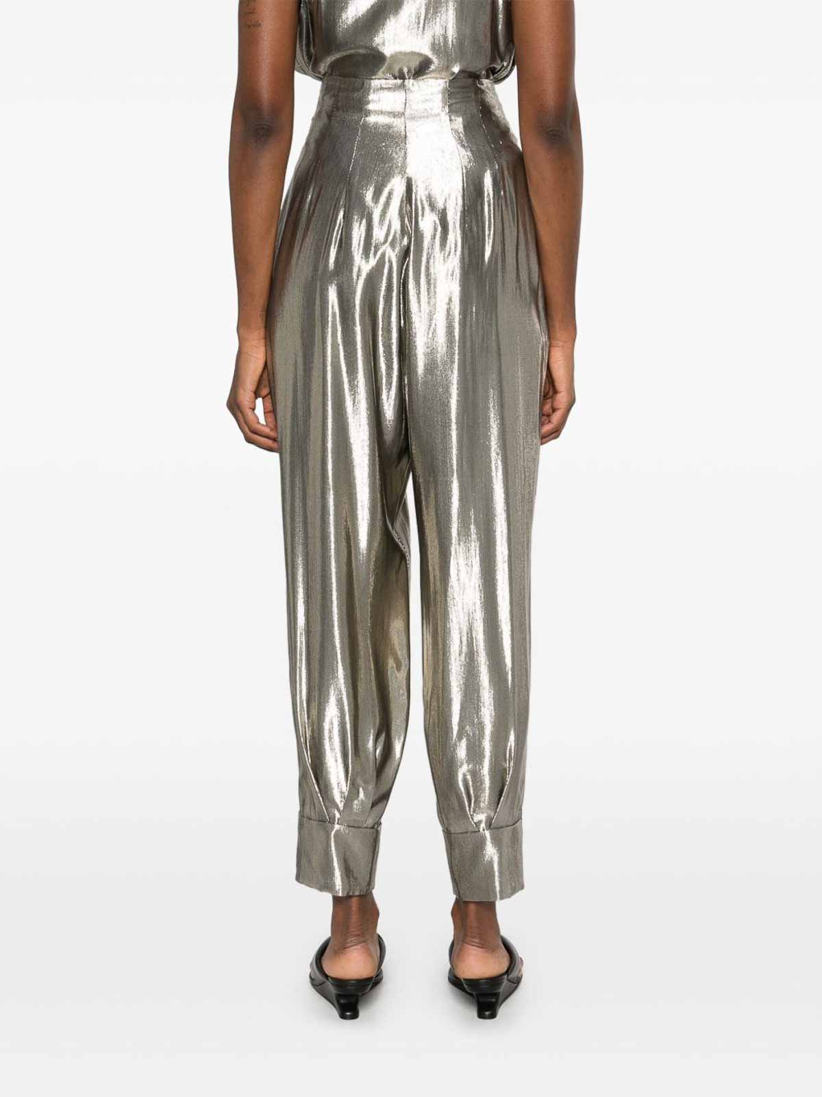 Silver Casual Trousers Laminated-Effect 030821370442 (PHILOSOPHY / パンツ ) | PHILOSOPHY (フィロソフィ)(4)